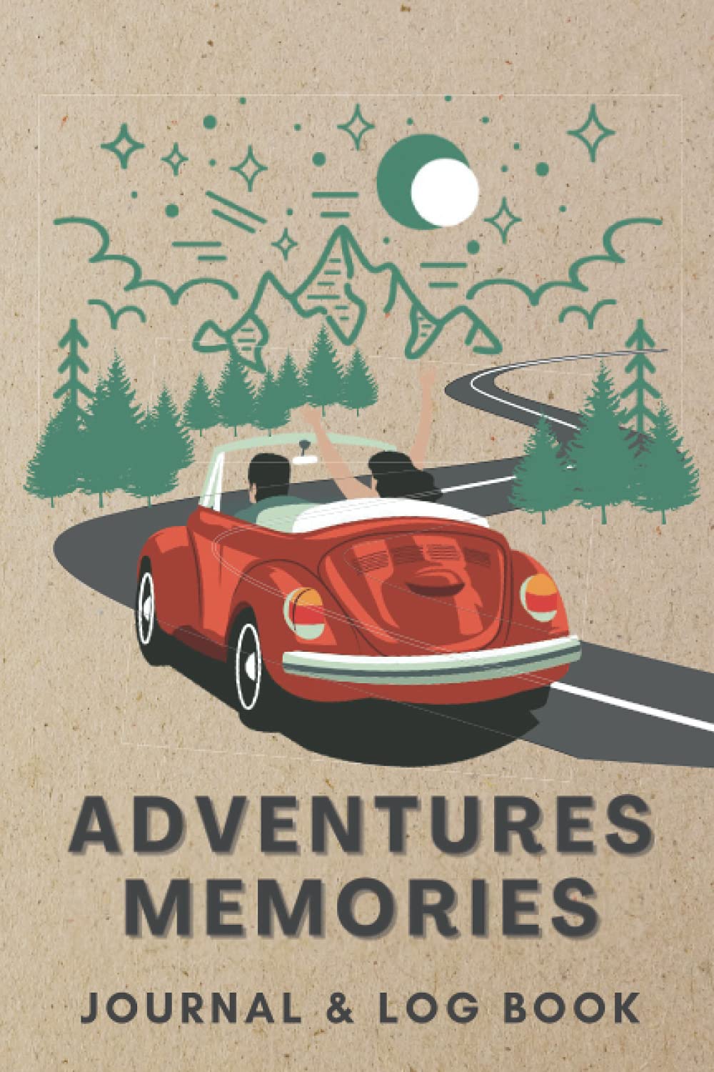Adventure Travel Journal & Log Book - Record Trips, Camping & RV Memories | Perfect Travel Gift for Couples | Use for Road Trips, Hiking & Family Vacations
