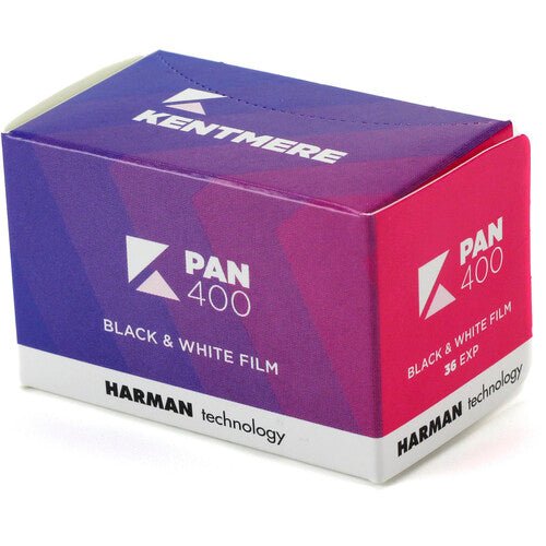 Kentmere Pan 400 ISO 35mm Black & White Film Roll - 36 Exposures for Street Photography & Classic Film Cameras