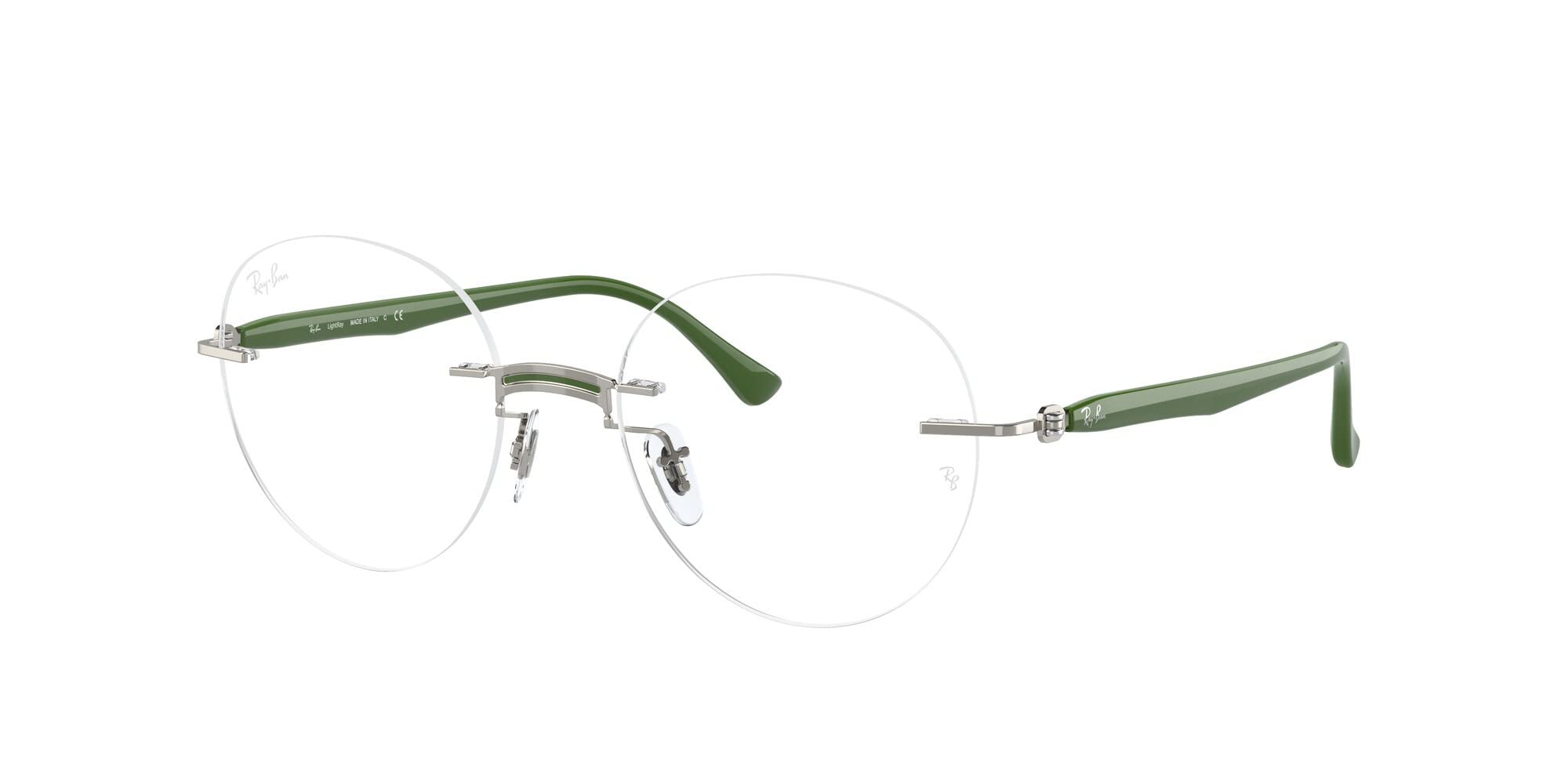 Ray-Ban Rx8768 Titanium Round Prescription Eyeglass Frames - Lightweight & Durable Eyewear for Men & Women | Perfect for Reading, Work & Everyday Use