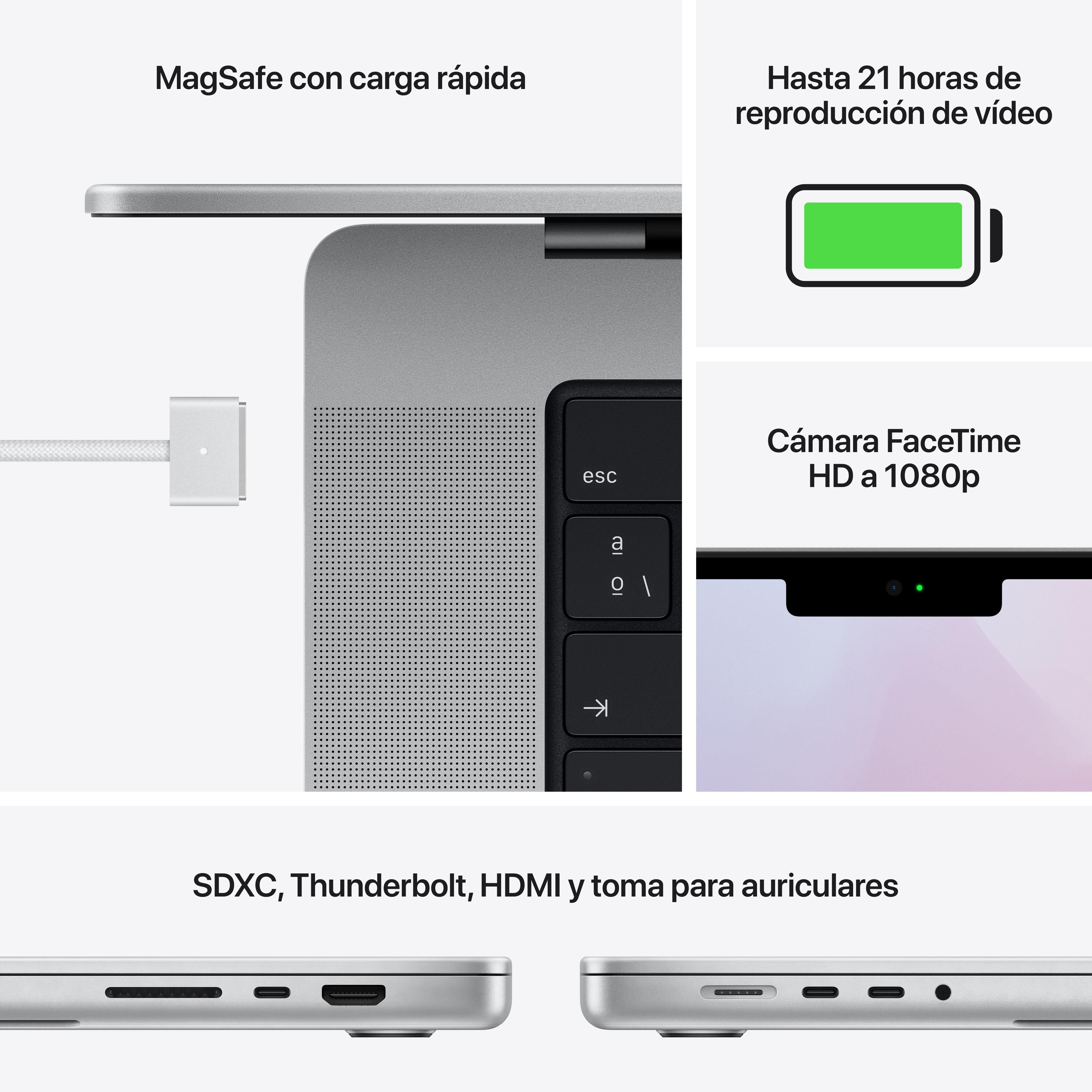 16-inch MacBook Pro with Apple M1 Pro Chip - 10-Core CPU, 16-Core GPU, 512GB SSD (Space Gray) - Perfect for Graphic Design, Video Editing & Professional Work
