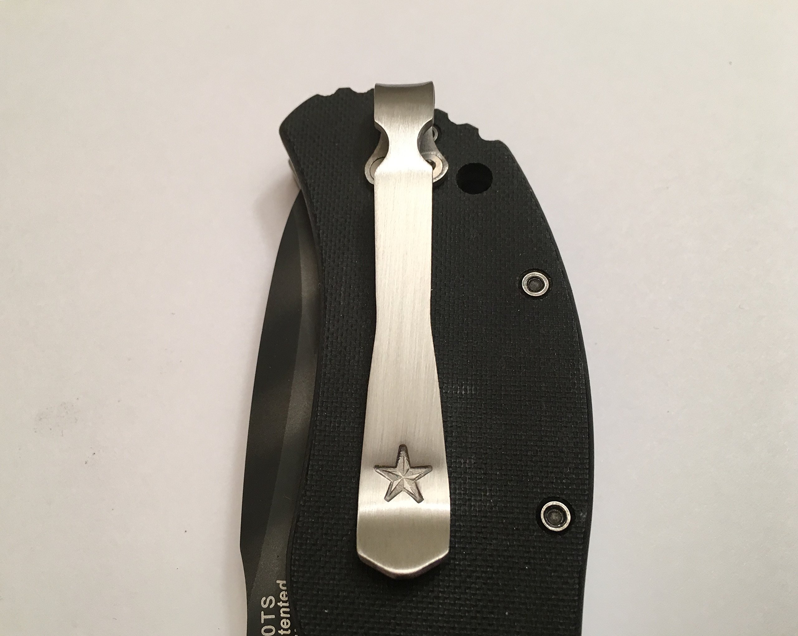 Premium Titanium Pocket Clip for Zero Tolerance Knives ZT0300 ZT0350 ZT0301 - Durable & Lightweight EDC Upgrade for Knife Enthusiasts & Collectors
