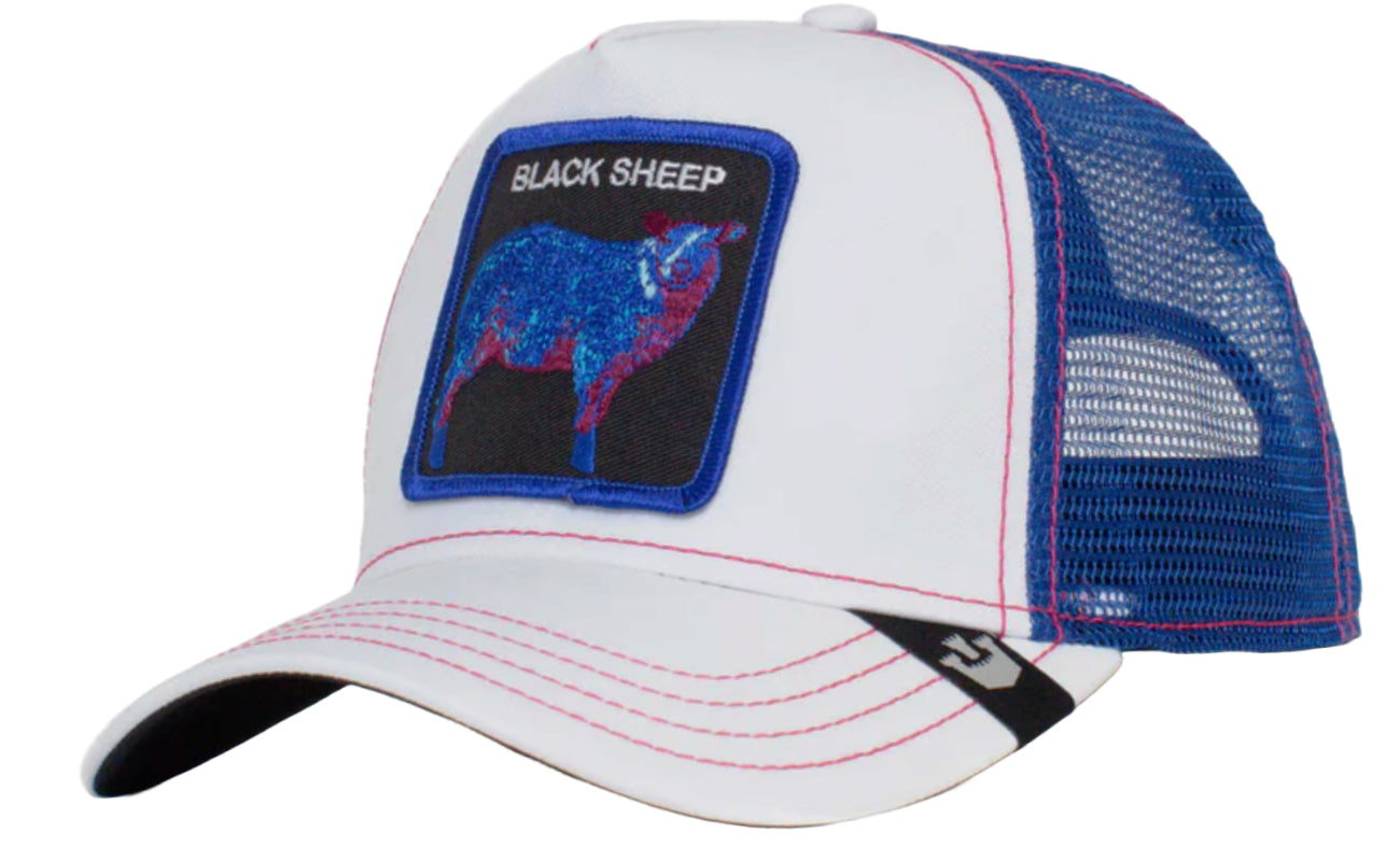 Goorin 'Sheep Trip' White Trucker Style Baseball Cap for Men & Women - Perfect for Outdoor Activities, Sports & Casual Wear