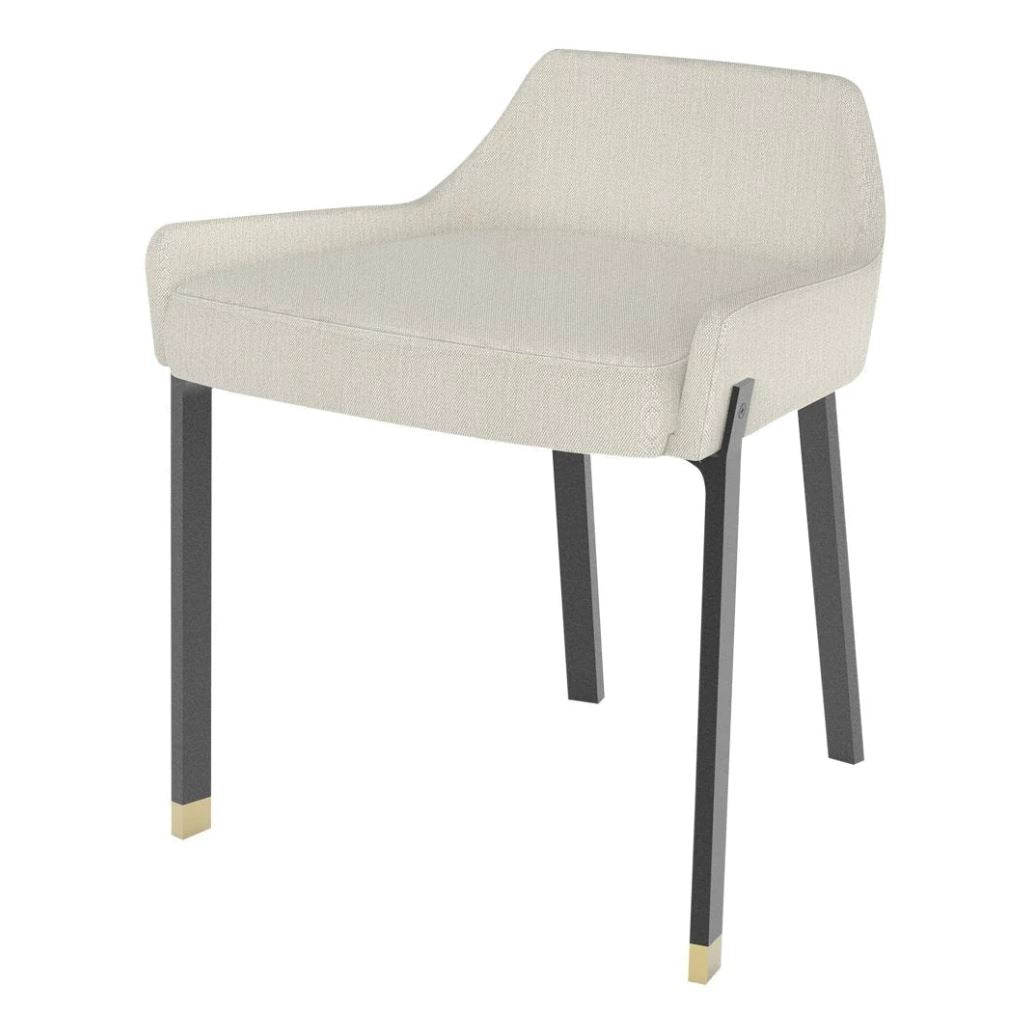 Blush Pink Velvet Vanity Stool with Gold Legs - Elegant Makeup Chair for Bedroom, Dressing Table & Vanity Set - Perfect for Makeup, Hair Styling & Home Decor