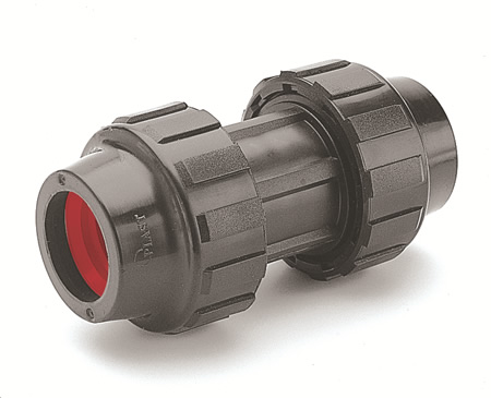 FloPlast IPS Couplings for SDR HDPE Pipe - Heavy Duty Pipe Connectors for Water Supply, Irrigation & Drainage Systems