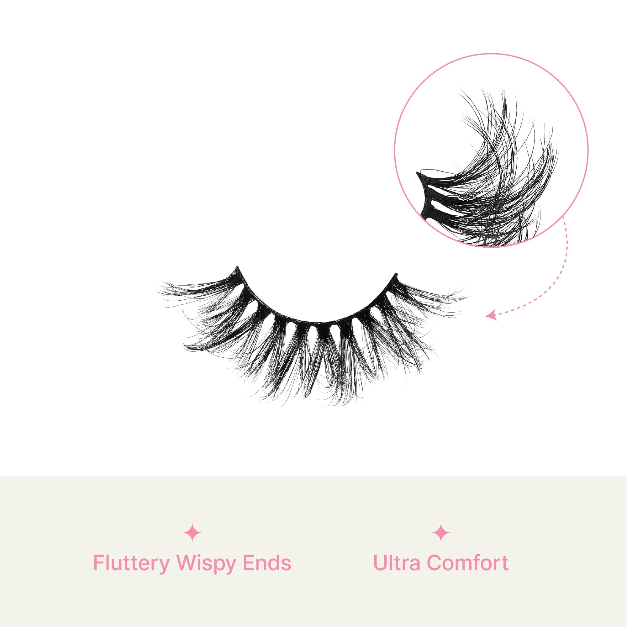 VieVie False Eyelashes 7 Pairs - Natural to Dramatic Faux Mink Lashes, Lightweight Wispy Strips for Everyday & Special Occasion Wear | Perfect for Weddings, Parties & Date Nights