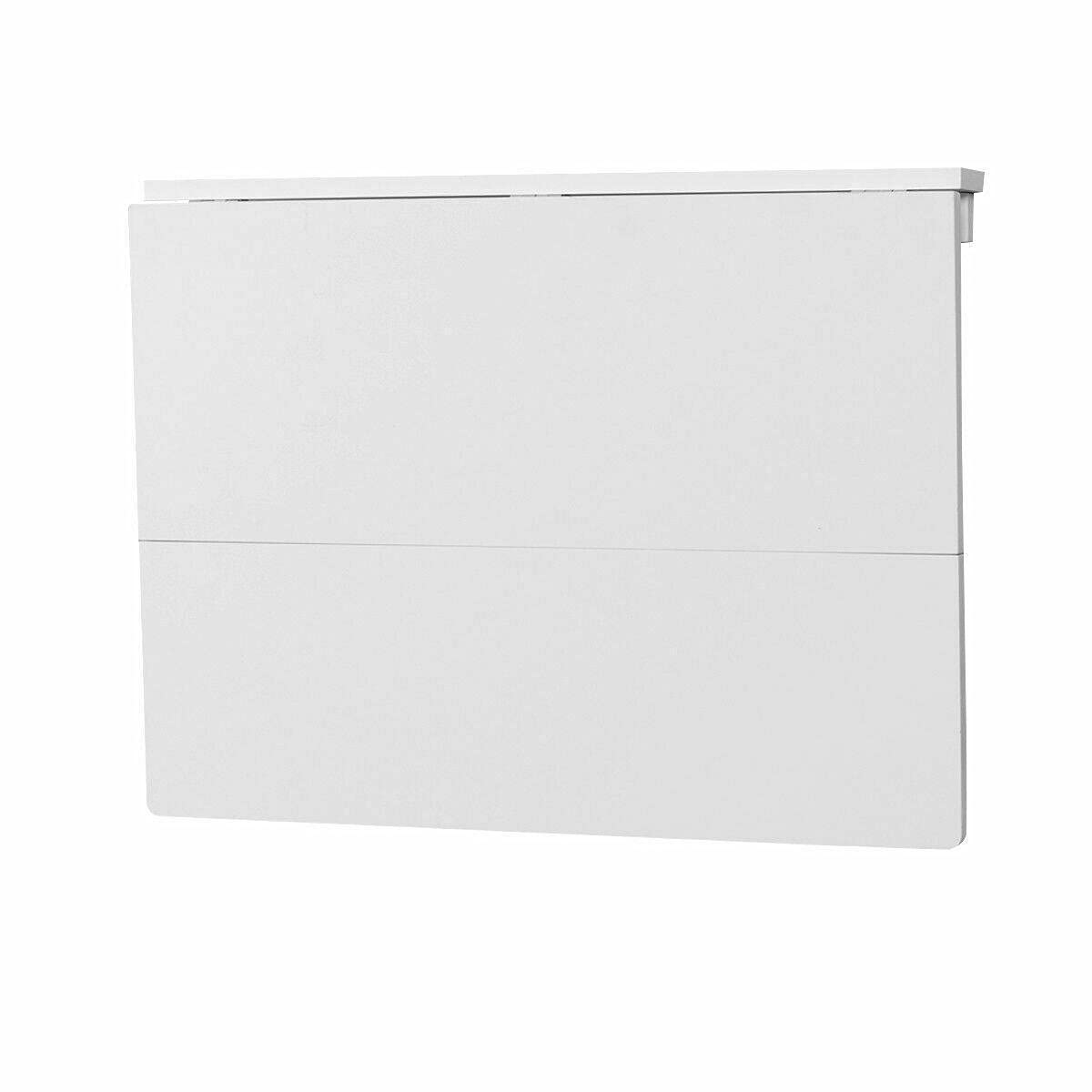 Wall-Mounted Drop-Leaf Folding Table - Space Saving Kitchen Dining Desk for Small Spaces | White Foldable Table for Indoor & Outdoor Use | Perfect for Apartments, Camping, Picnics & RV Living