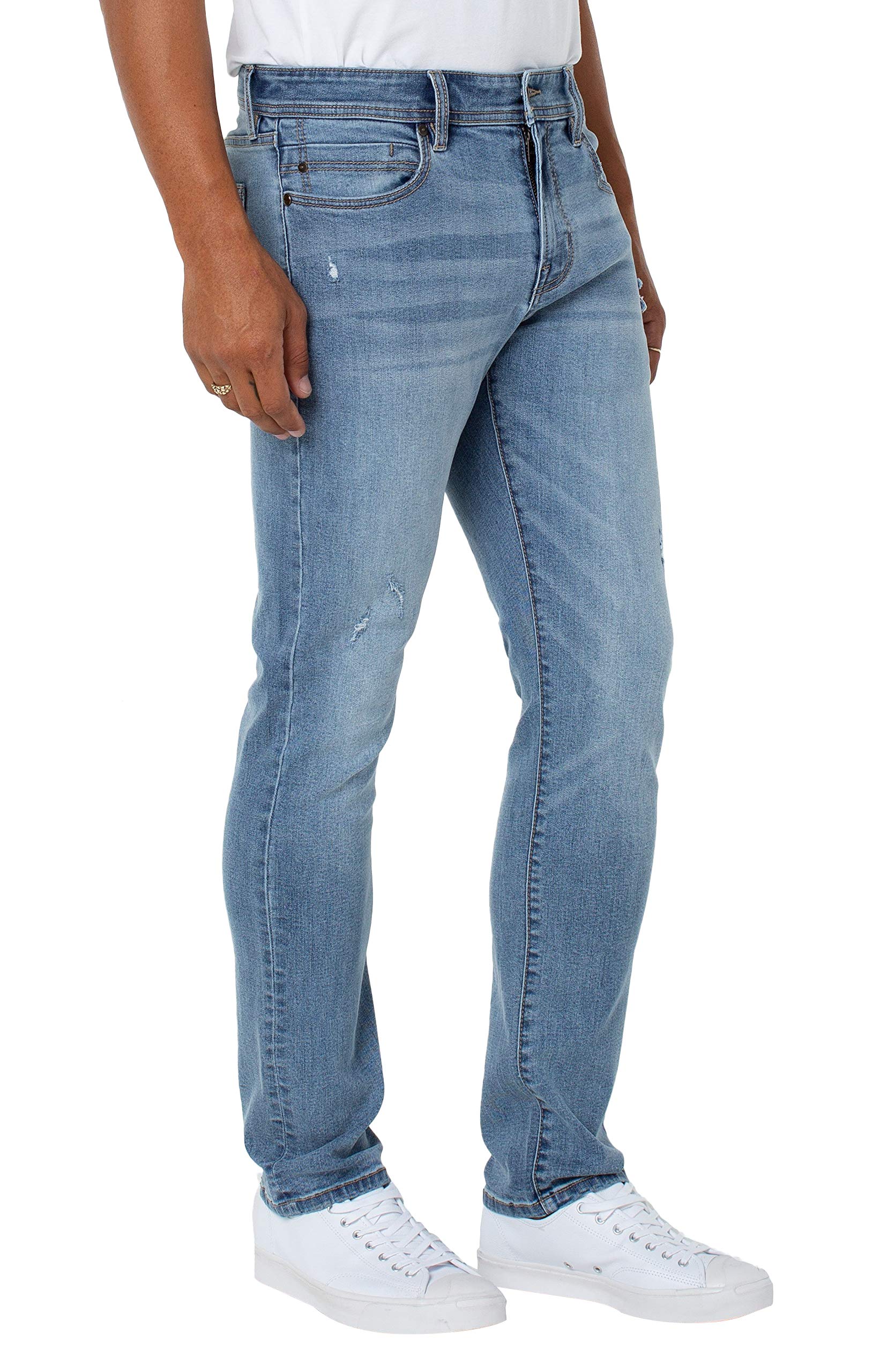Liverpool Men's Straight Leg Jeans - Classic Fit Denim Pants for Casual & Everyday Wear