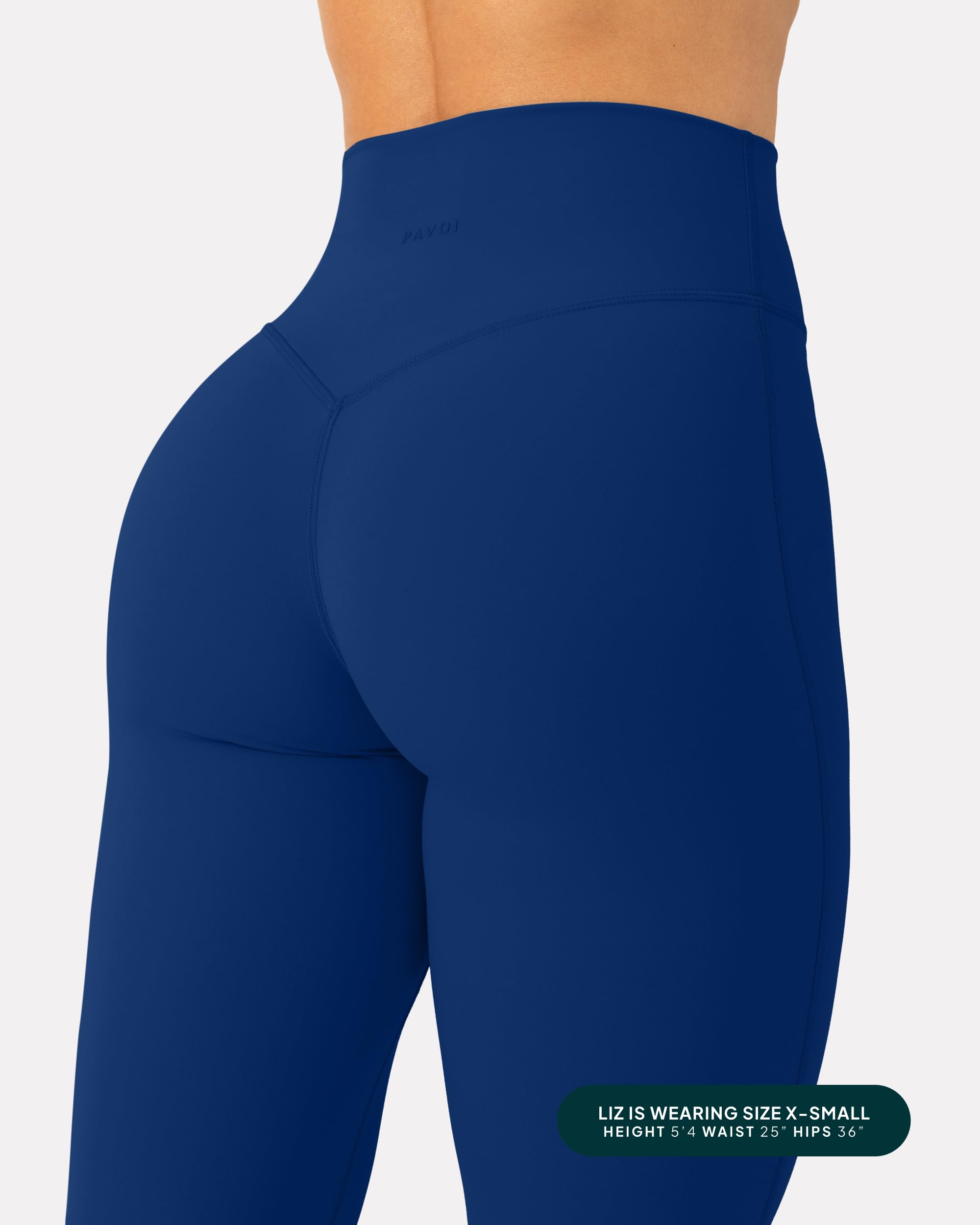 PAVOI ACTIVE Buttery Soft High Waisted Workout Leggings for Women - No Front Seam Gym Yoga Pants with FlexFlow Technology - Perfect for Running, Pilates & Lounge Wear