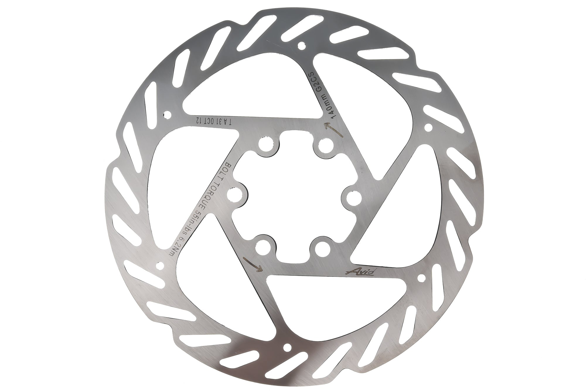 Avid G2 Clean Sweep Disc Brake Rotor 140mm 6-Bolt - High-Performance Mountain Bike Brake Rotor for Smooth Stopping on Trails and Downhill Rides