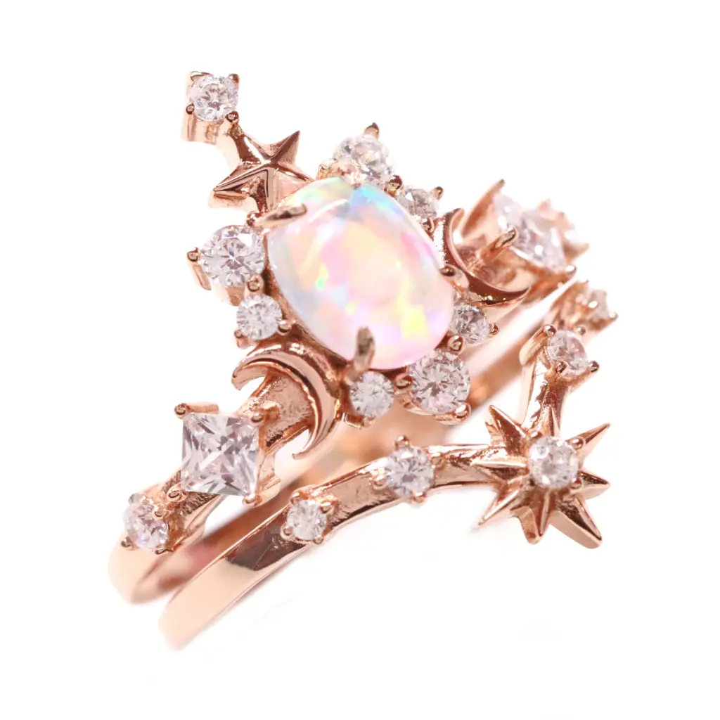 Elegant Ara Ring Set for Women - 925 Sterling Silver Stackable Rings - Perfect for Everyday Wear, Gifts & Special Occasions