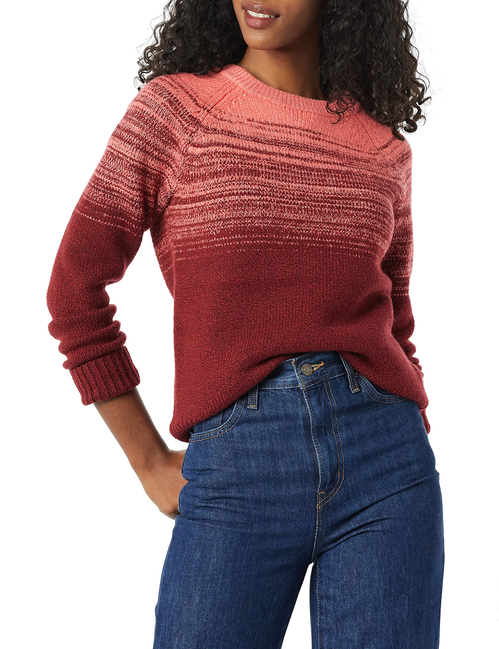Amazon Essentials Women's Soft-Touch Crewneck Sweater - Cozy Casual Pullover for Fall & Winter, Office & Weekend Wear