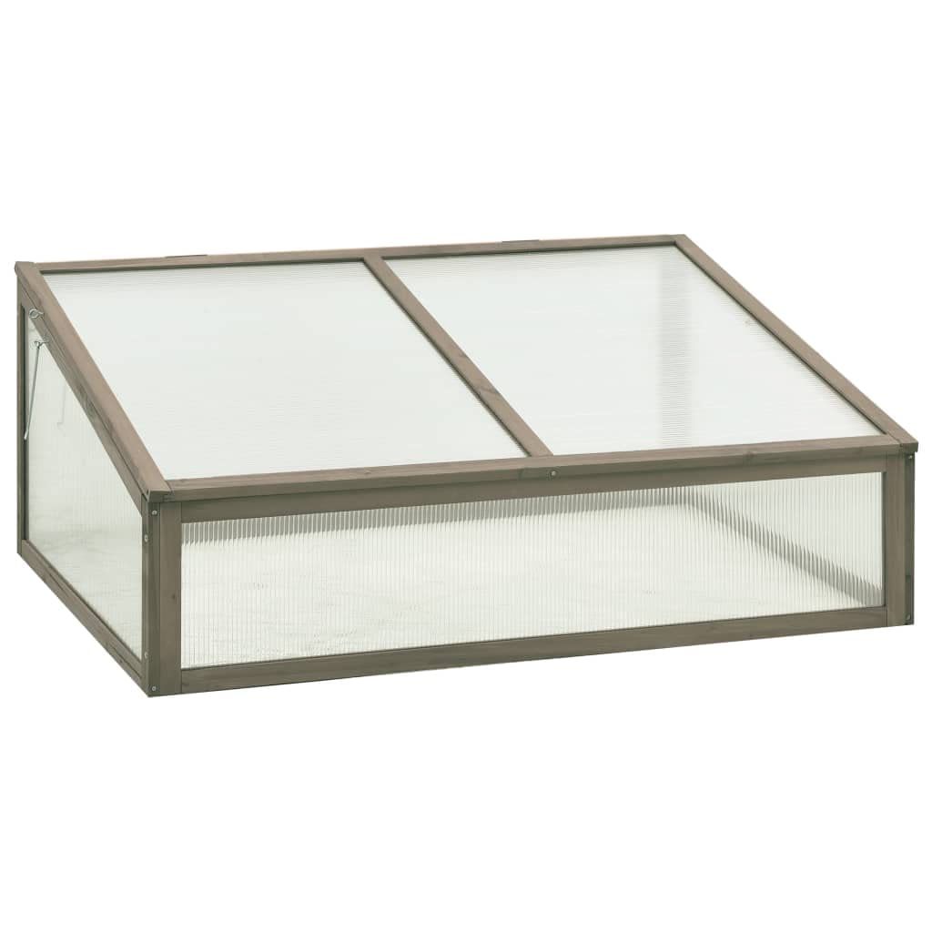 CHARMMA Greenhouse 39.4x25.6x15.7 Inches Fir Wooden Plant House - Perfect for Indoor Herb Garden, Seed Starting & Plant Protection