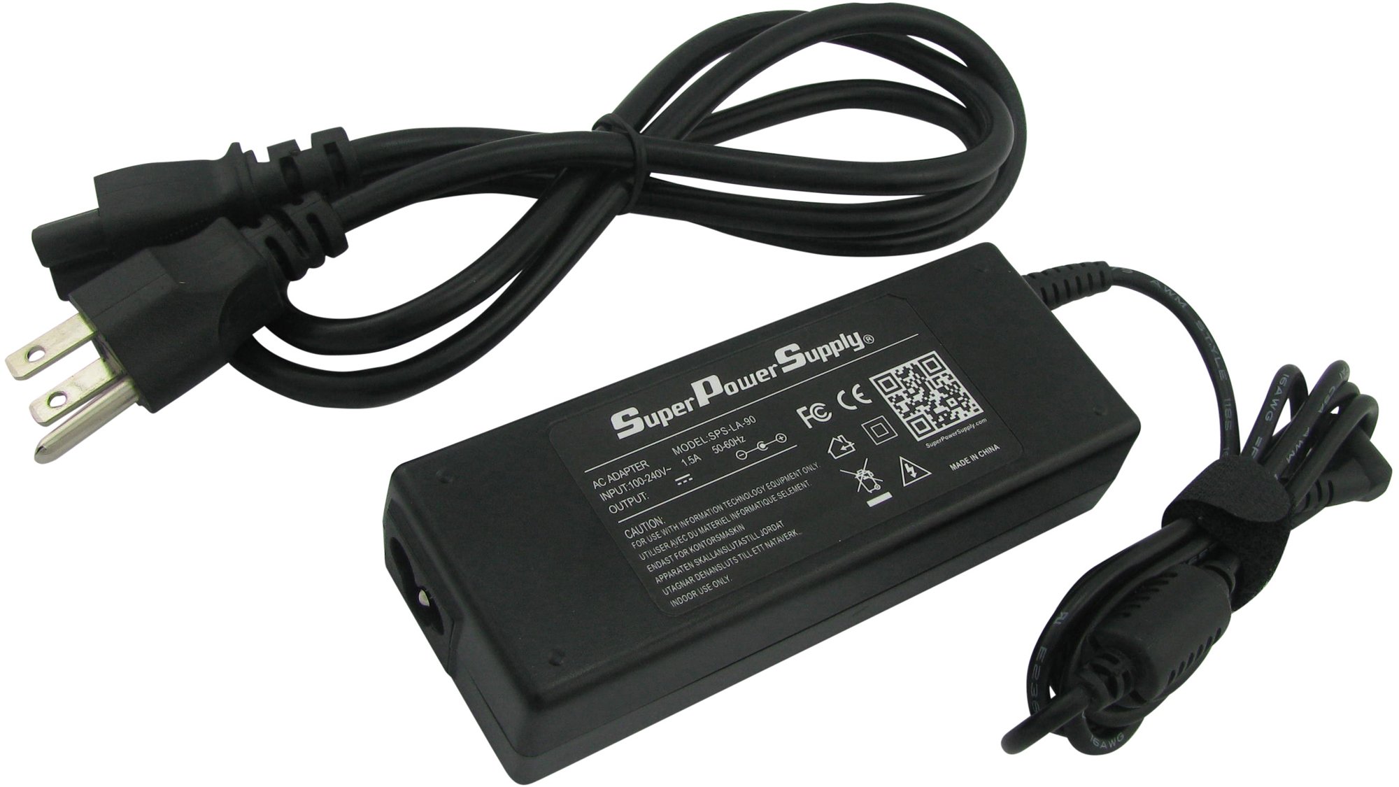 **High Power 90W AC/DC Laptop Adapter Charger for Dell Inspiron I13z/I15rm/I15rv/I15z/I17rse, Latitude E5430/E6530, XPS 15 - Replacement Power Cord with Fast Charging (Perfect for Home, Office & Travel Use)**