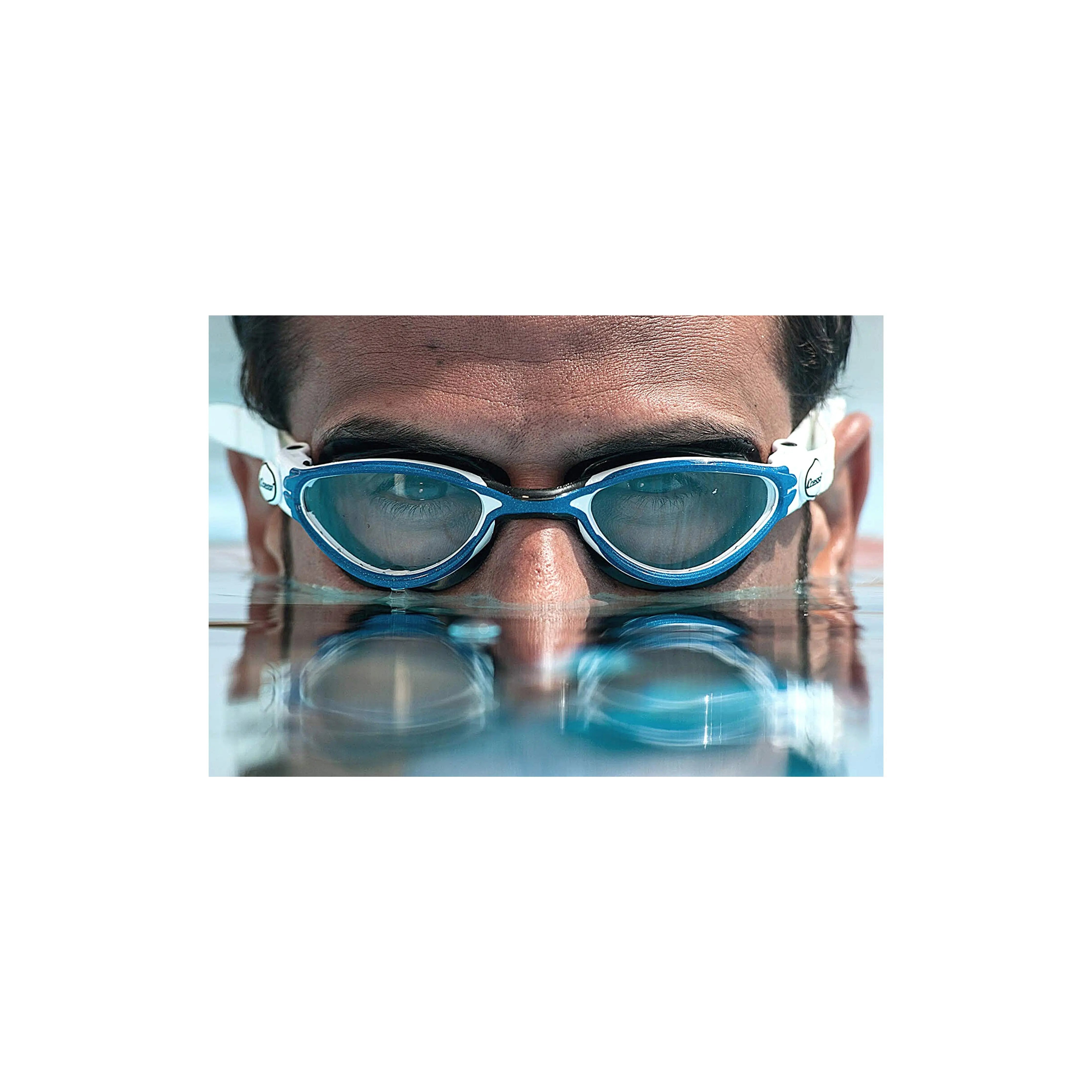 Premium Adult Swimming Goggles - Anti-Fog & UV Protection | THUNDER Cressi for Pool, Beach & Competitive Swimming