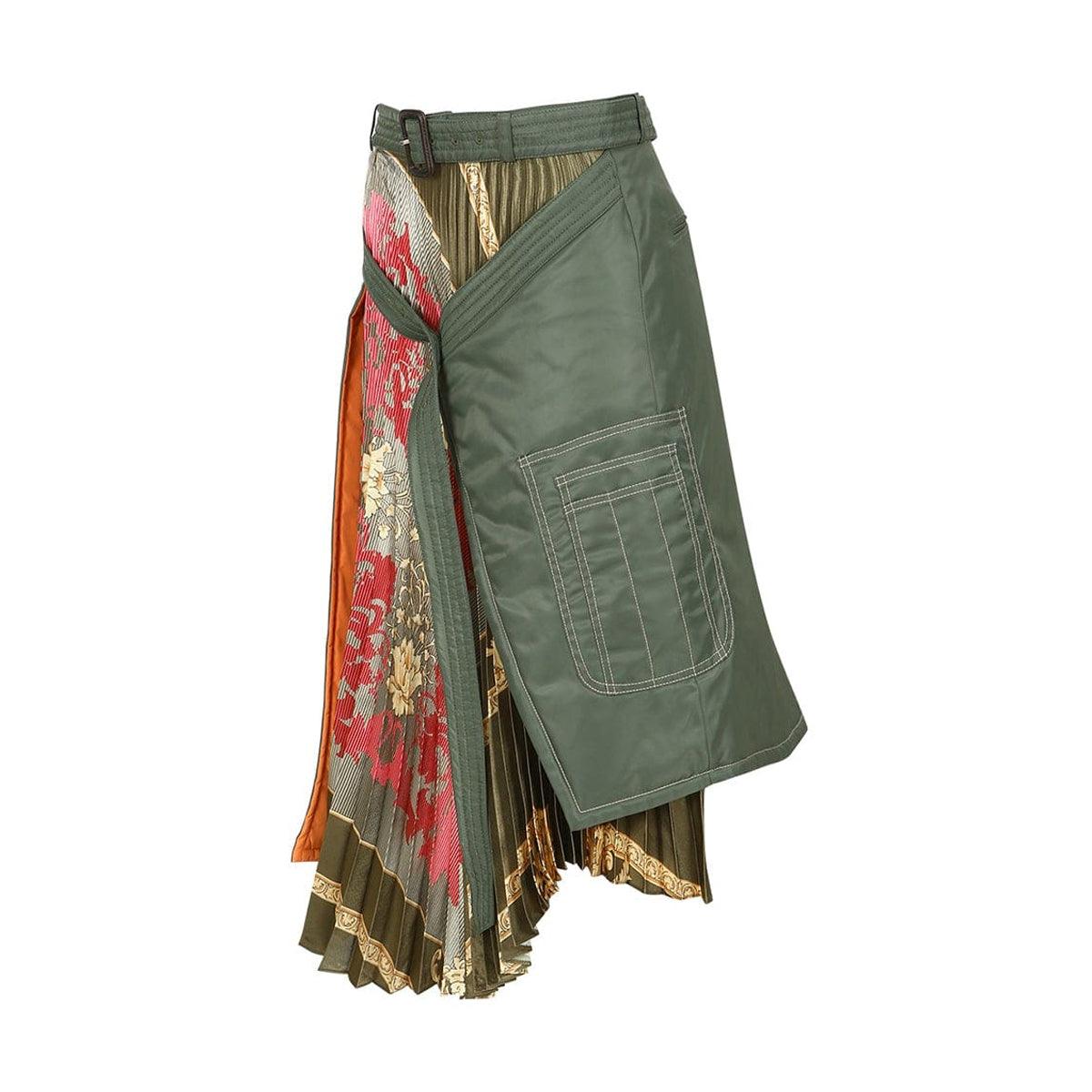 MA 1 Scarf Skirt in Khaki - Stylish Wrap Skirt for Women | Perfect for Casual Outfits, Date Nights & Office Wear