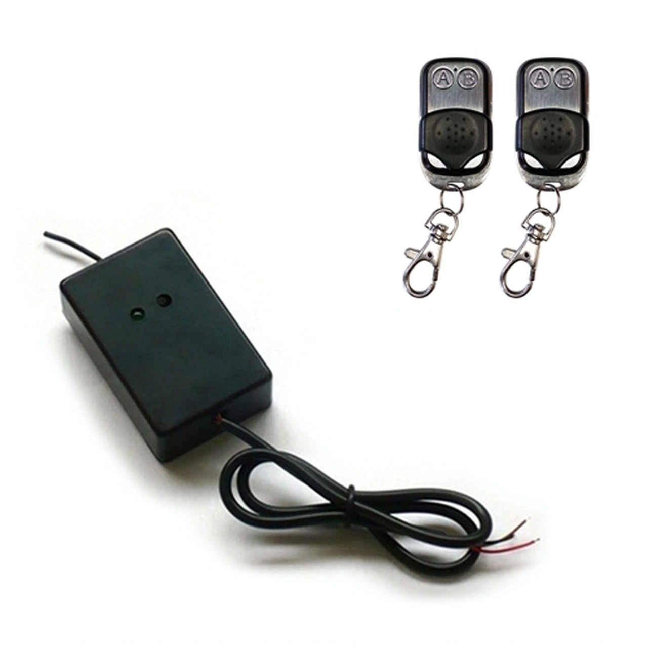 Aleko LM138 External Gate Receiver with 2 Remote Controls - Secure Driveway & Property Access for Homes and Businesses