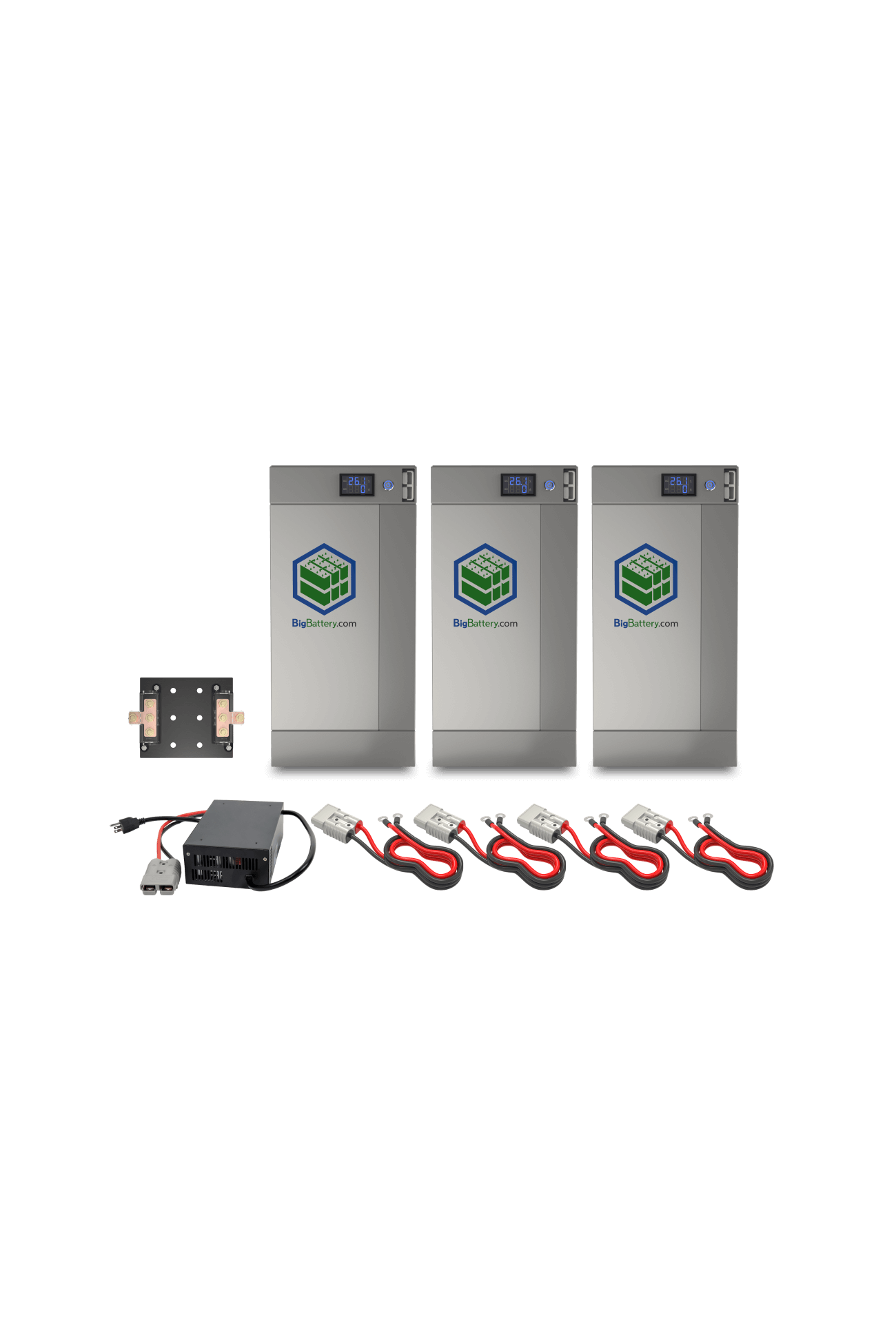 24V 360Ah LiFePO4 Deep Cycle Battery - 9kWh Big Battery for Solar Power, RV, Marine & Off-Grid Applications - Long Lasting 3x MULE Energy Storage Solution