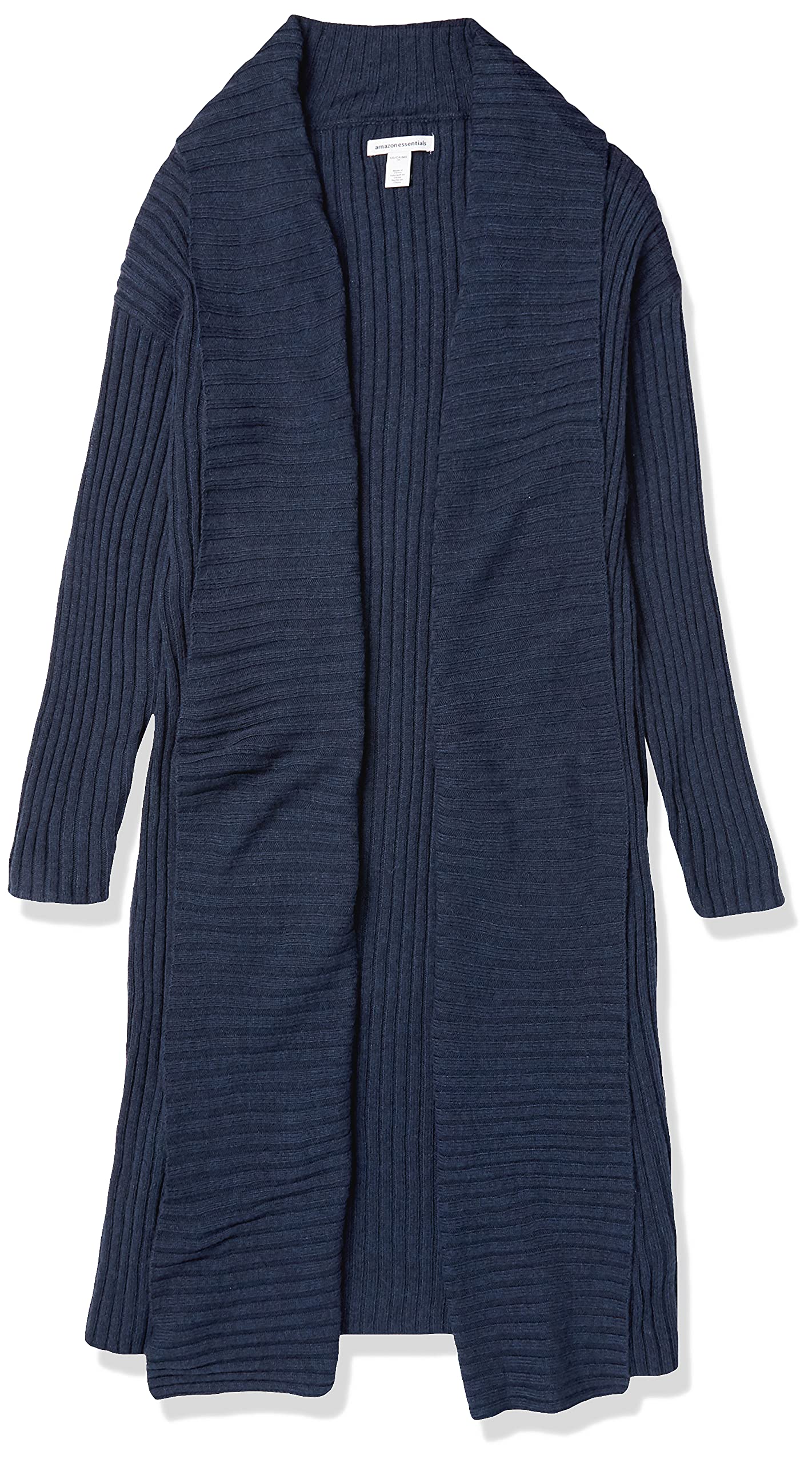 Amazon Essentials Women's Oversized Open Front Knee Length Sweater Coat - Soft Long Cardigan for Fall & Winter, Perfect for Layering, Office Wear, and Casual Outfits