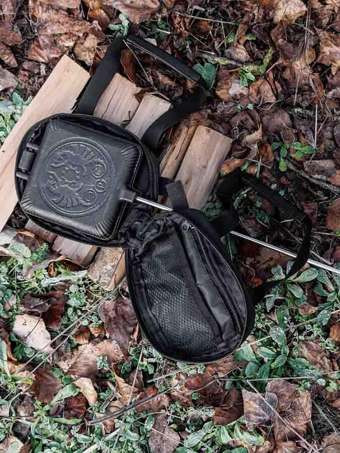 Petromax Sandwich Iron Transport Bag - Durable & Portable Carrying Case for Camping, Picnics & Outdoor Cooking