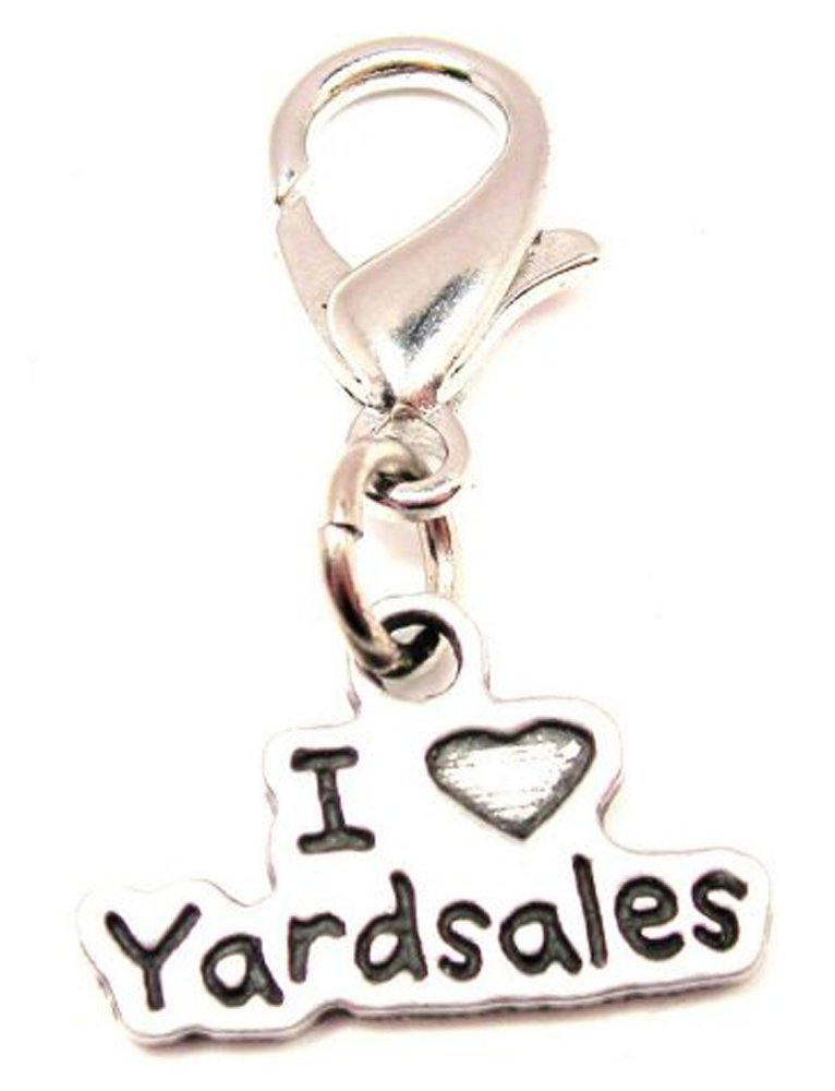 Pewter Charm Zipper Pull for Bags & Jackets - Yard Sale Style