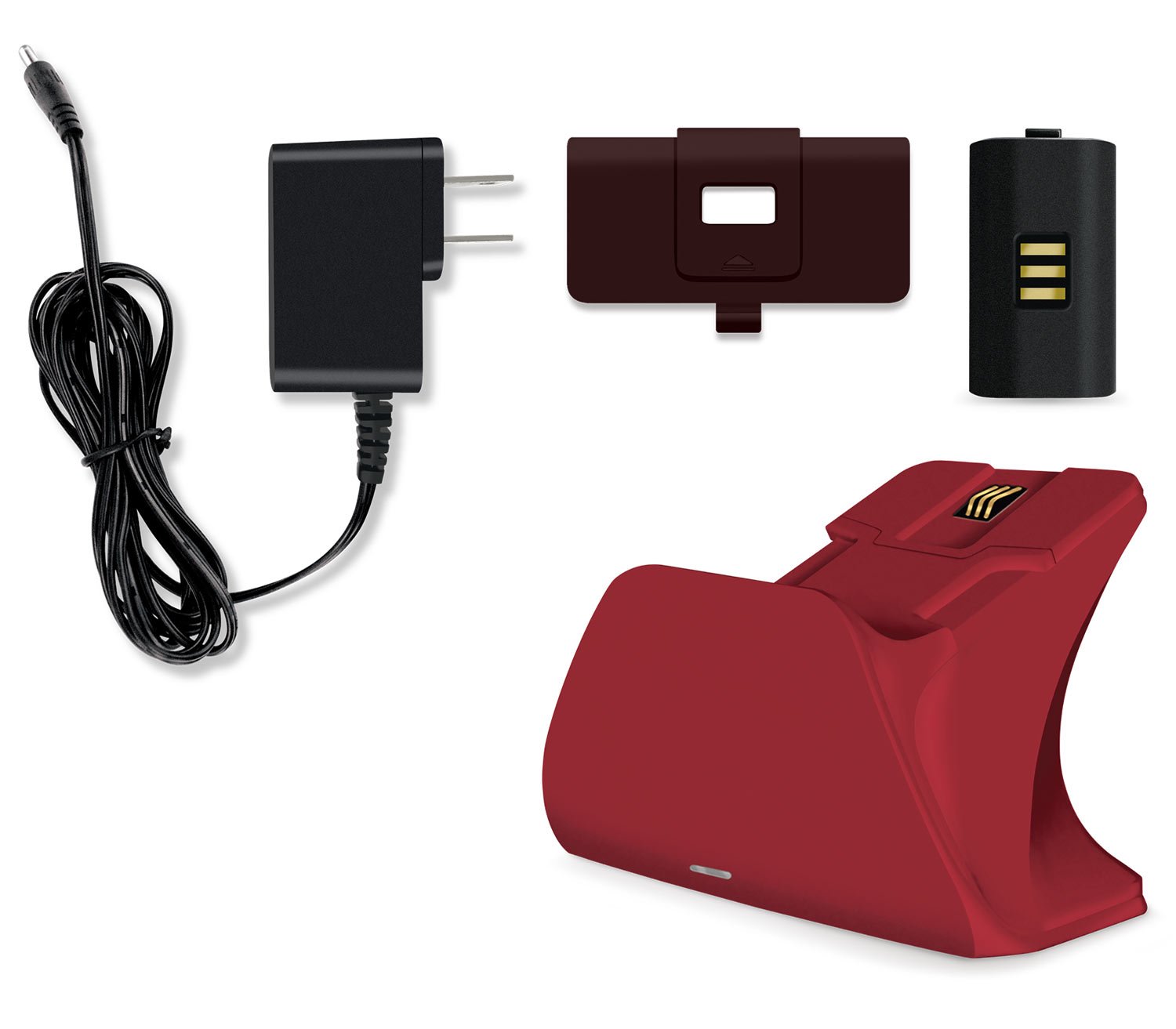 Xbox One Pro Charging Stand for Controller Gear Oxide Red - Fast Charging Dock Station (Controller Not Included) - Perfect for Gaming Setup & Accessories Organization