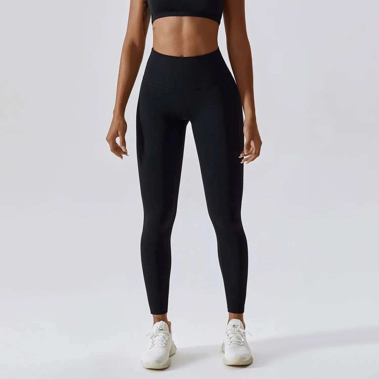 Women's High Waist Yoga Pants - Nude Feeling Running & Gym Workout Leggings - Breathable Quick Dry Butt Lifting Fitness Pants for Yoga, Running & Active Lifestyle