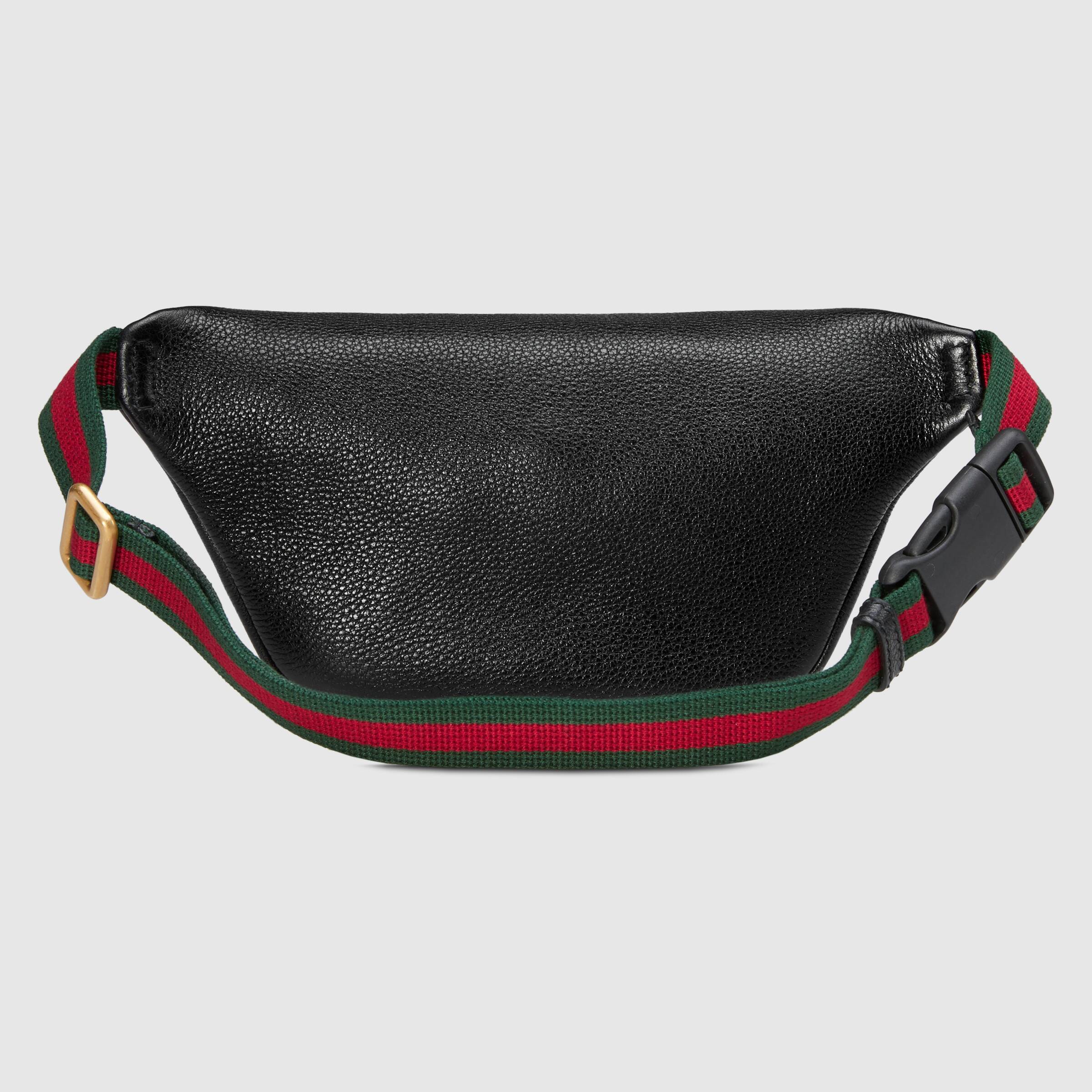 Gucci Print Small Belt Bag Black - Stylish Waist Pack for Women, Men | Perfect for Travel, Concerts & Everyday Use