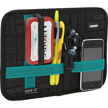 Grid IT Accessory Organizer with Tablet Pocket - Durable Cable Management System for Electronics, Travel & Office Organization