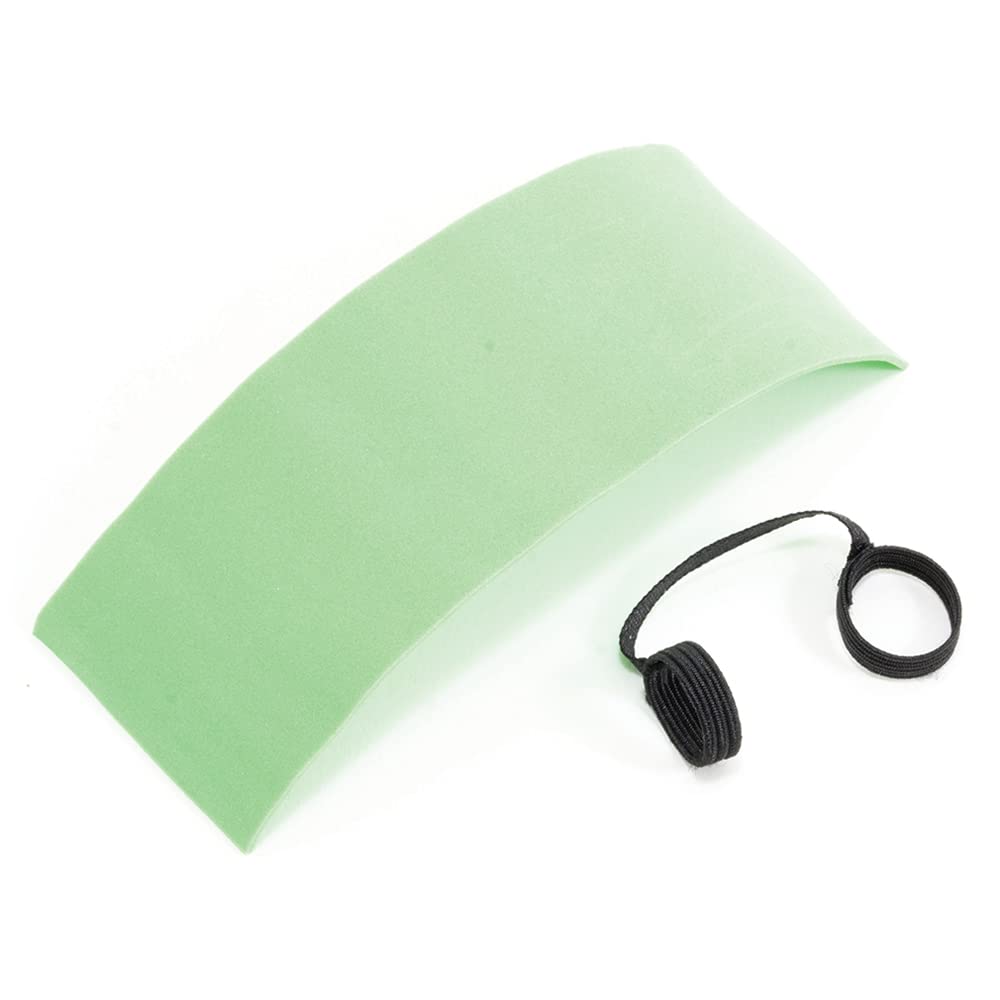Miniature Green Yoga Mat for Dollhouse - Exercise & Fitness Accessory with Carrying Strap - Perfect for Doll Play, Yoga Scenes, and Tiny Home Decor