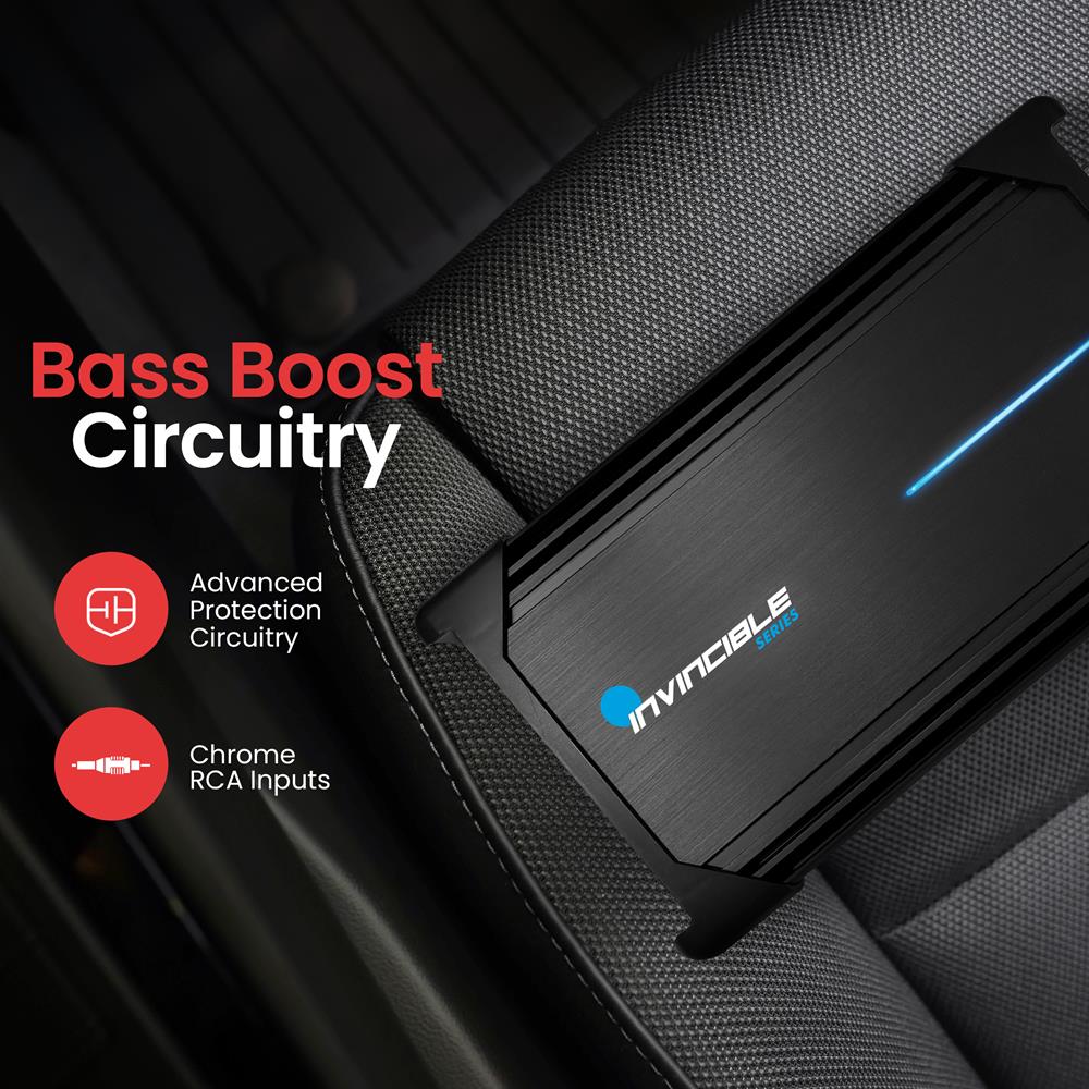 4 Channel Bridgeable Mosfet Amplifier - High Power Car Audio Amp for Home & Professional Sound Systems | Perfect for Car Stereo, DJ Setup & Home Theater