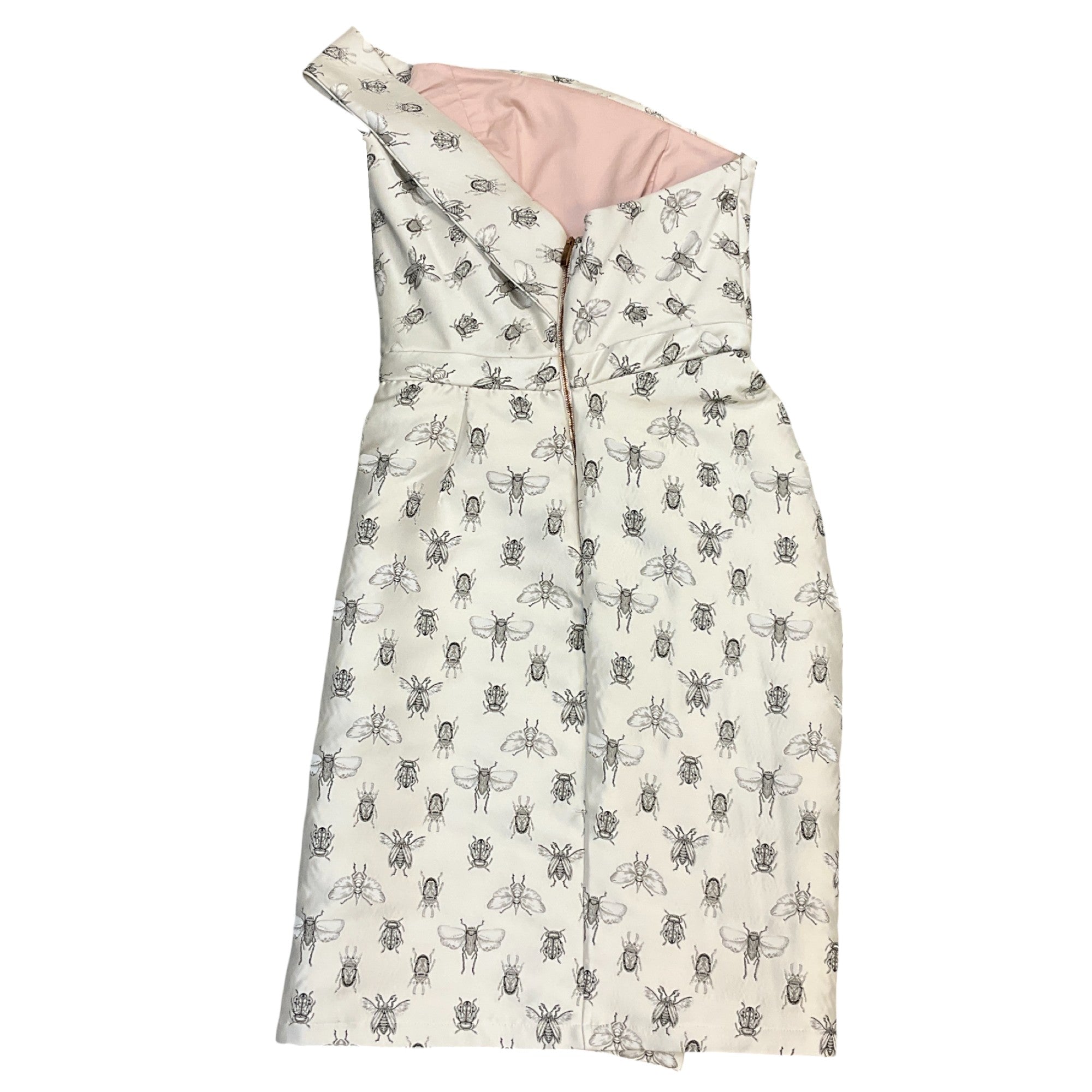 Johanna Ortiz Silver Little Details Dress - Elegant Women's Party Dress for Evening Events & Special Occasions