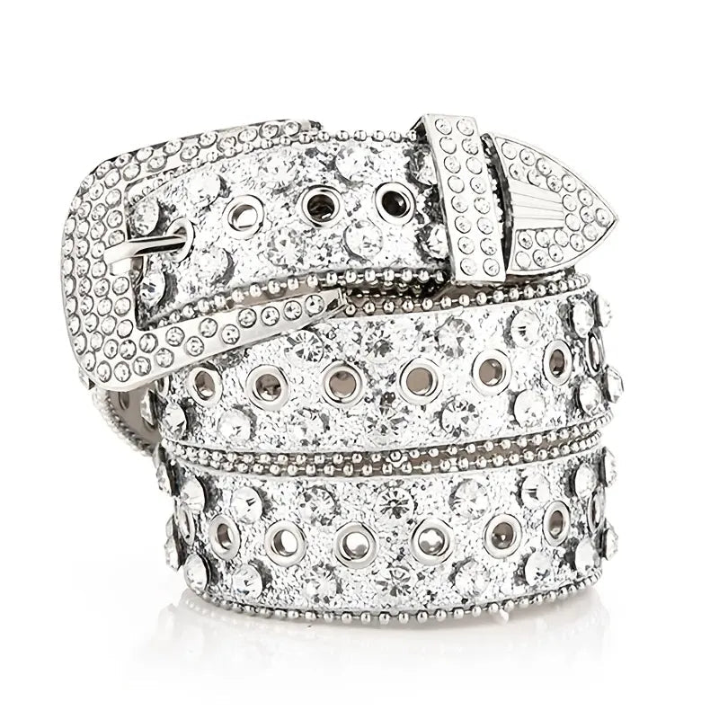 Sparkling Rhinestone Belt for Women - Elegant Fashion Accessory for Valentine's Day, Wedding, Party & Special Occasions