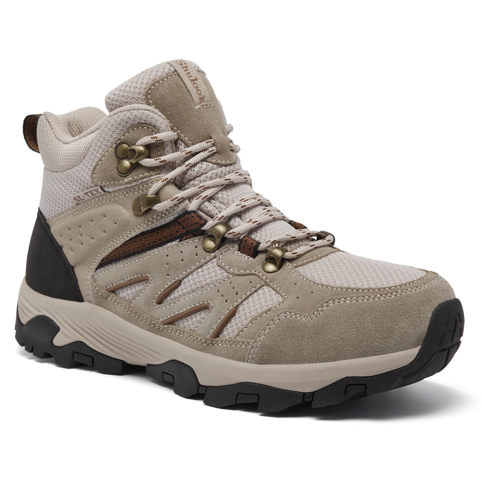SHULOOK Women's Waterproof Hiking Boots - Lightweight Non-Slip Outdoor Trekking Shoes for Camping, Trail Walking & Mountain Climbing | Perfect for Hiking, Backpacking & Winter Adventures