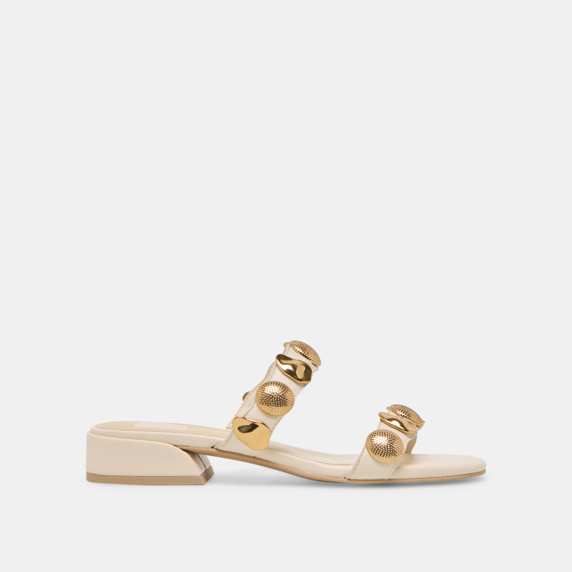 FARROW Women's Leather Sandals in Creme - Comfortable & Stylish for Summer, Beach, and Casual Outings