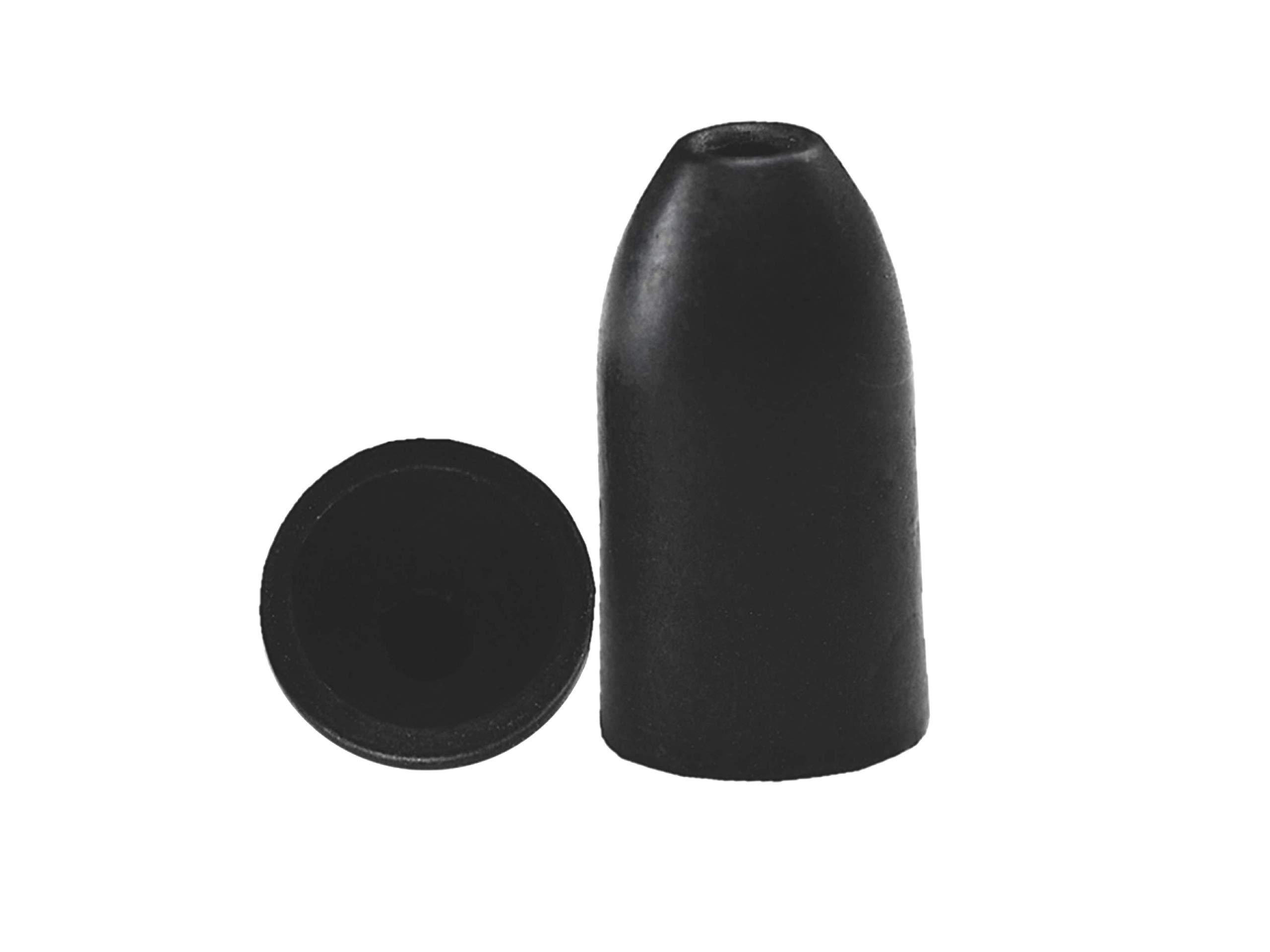 Premium Matte Black Tungsten Worm Weights for Bass Fishing - Durable & Non-Toxic Sinkers for Freshwater & Saltwater Angling - Perfect for Texas Rig, Carolina Rig & Drop Shot Techniques