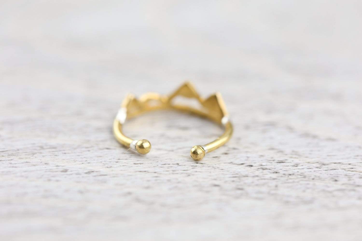 Himalayan Peaks Ring - Sterling Silver Handmade Mountain Jewelry for Women | Perfect for Hiking, Travel & Nature Lovers