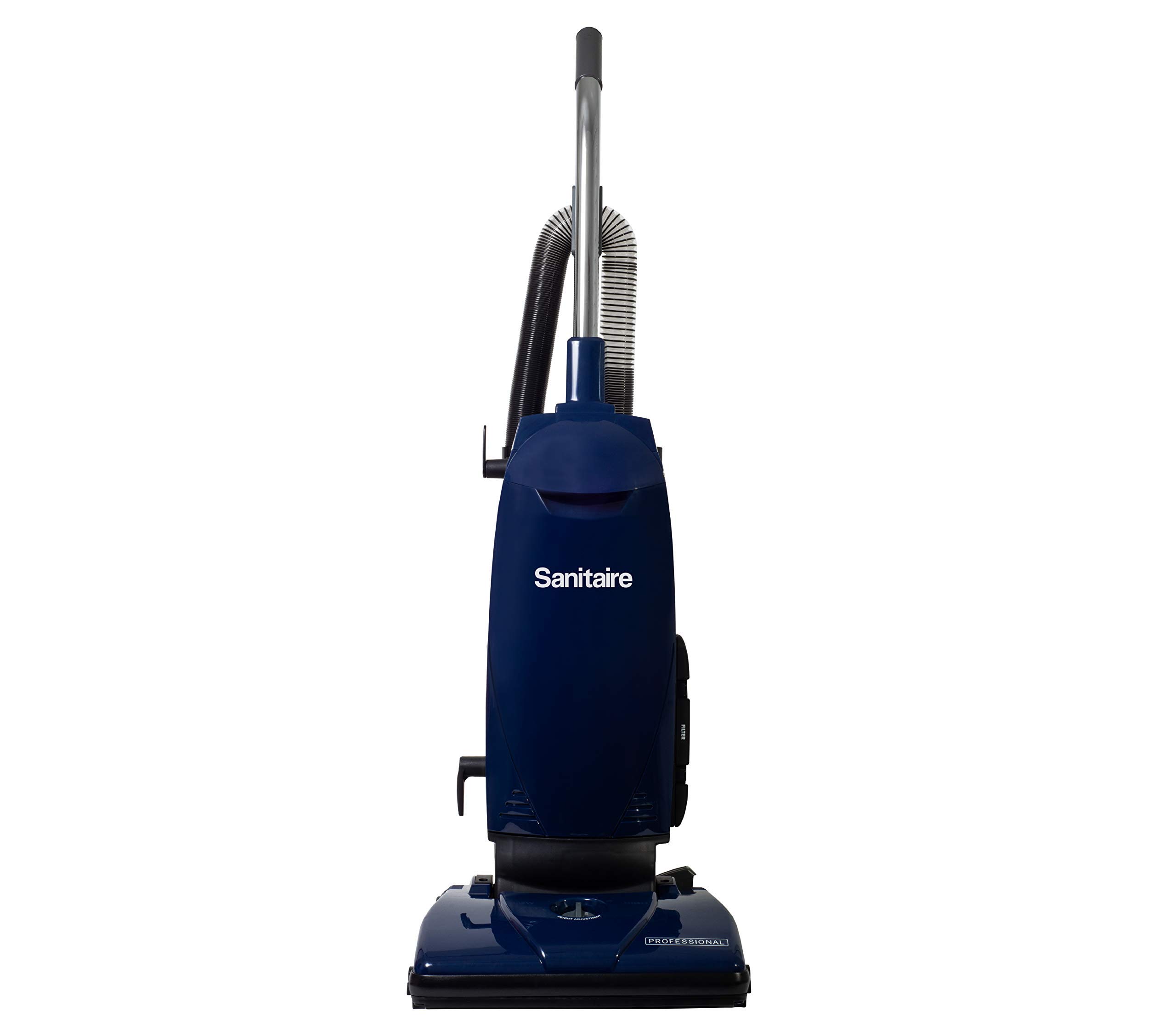 Sanitaire SL4110A Professional Bagged Upright Vacuum Cleaner with On-Board Tools & Bissell Style 7 Vacuum Bags (32120) - White | Powerful Cleaning for Carpets & Hard Floors | Ideal for Homes, Offices & Commercial Spaces
