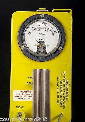 Civil Defense CD V-777 Radiation Detection Kit - Portable Geiger Counter for Emergency Preparedness, Nuclear Safety & Survival Gear - Ideal for Home, Outdoor & Disaster Scenarios