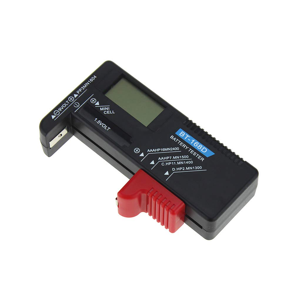SUCHUANGUANG BT168D LCD Digital Battery Capacity Tester - Accurate AA/AAA/9V/1.5V Battery Tester with Quick Capacity Check | Perfect for Home, Office & Electronics Repair Shops
