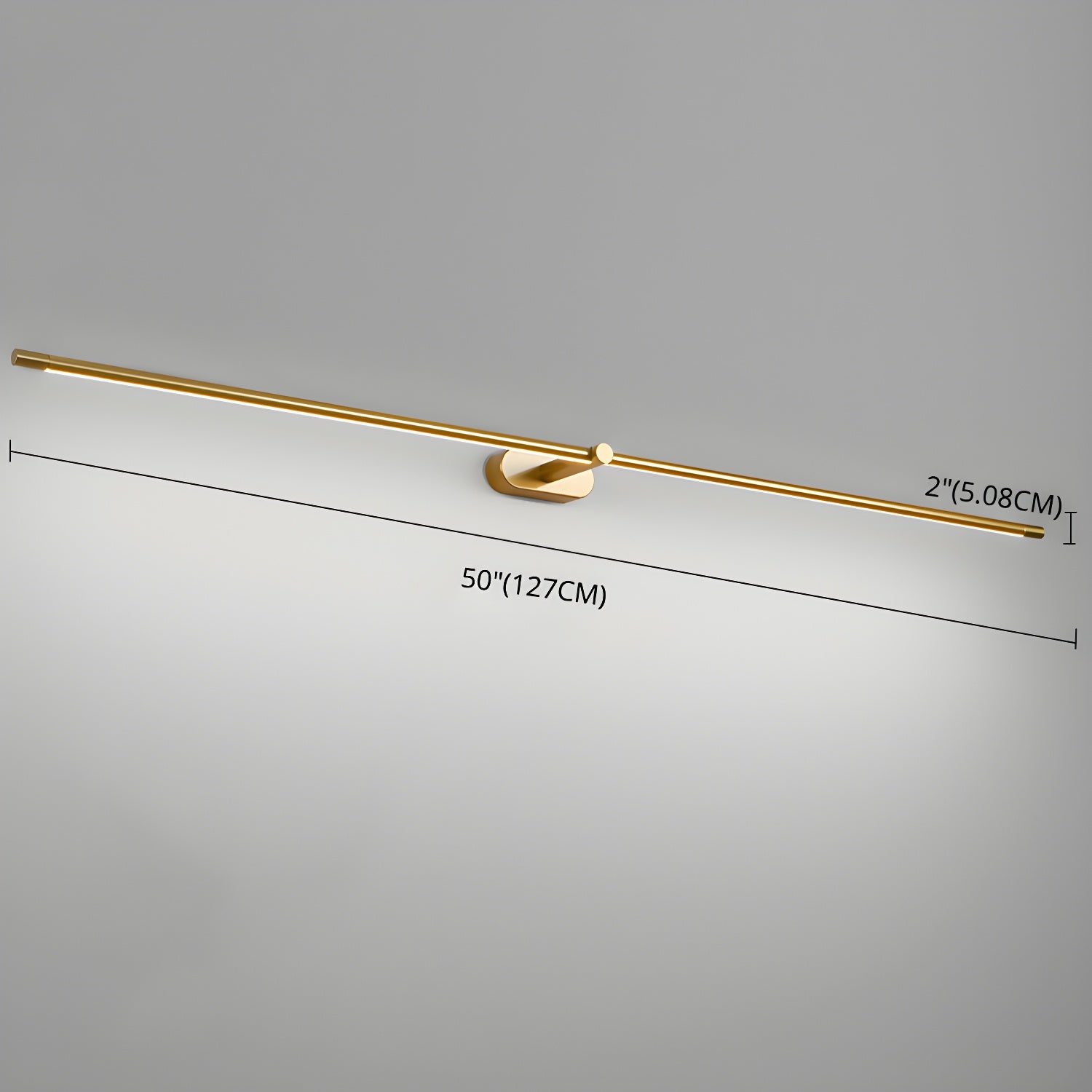 Minimalist Linear Wall Lamp - Modern LED Light Fixture for Bedroom, Living Room & Office - Sleek Design with Adjustable Brightness - Perfect for Ambient Lighting and Home Decor