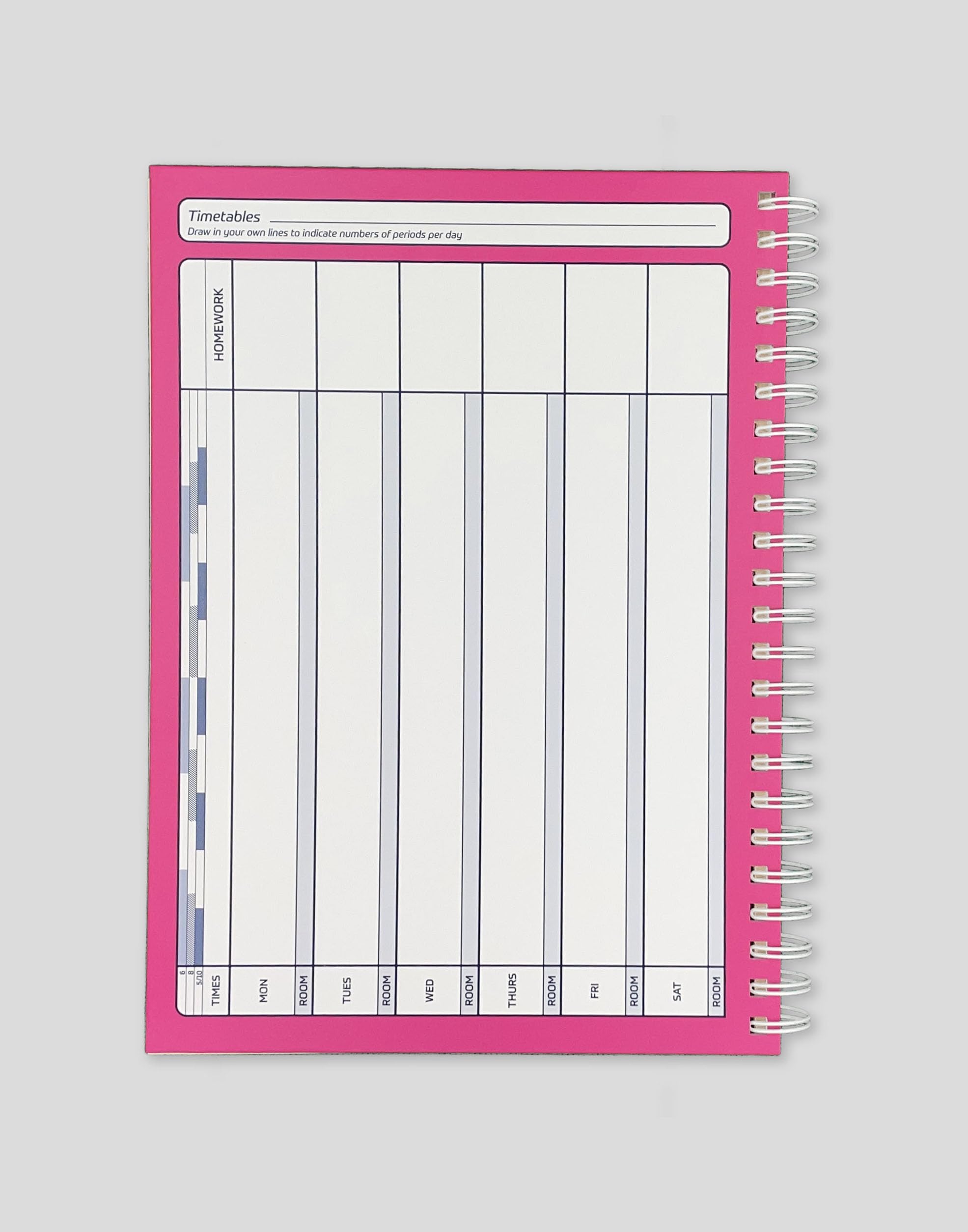 2025-2026 Teacher Planner A4 Size - 6 Period Lesson Plan Book with Monthly & Weekly Calendar, Pink Cover (TP3-Pink) - Perfect for Classroom Organization & School Year Planning