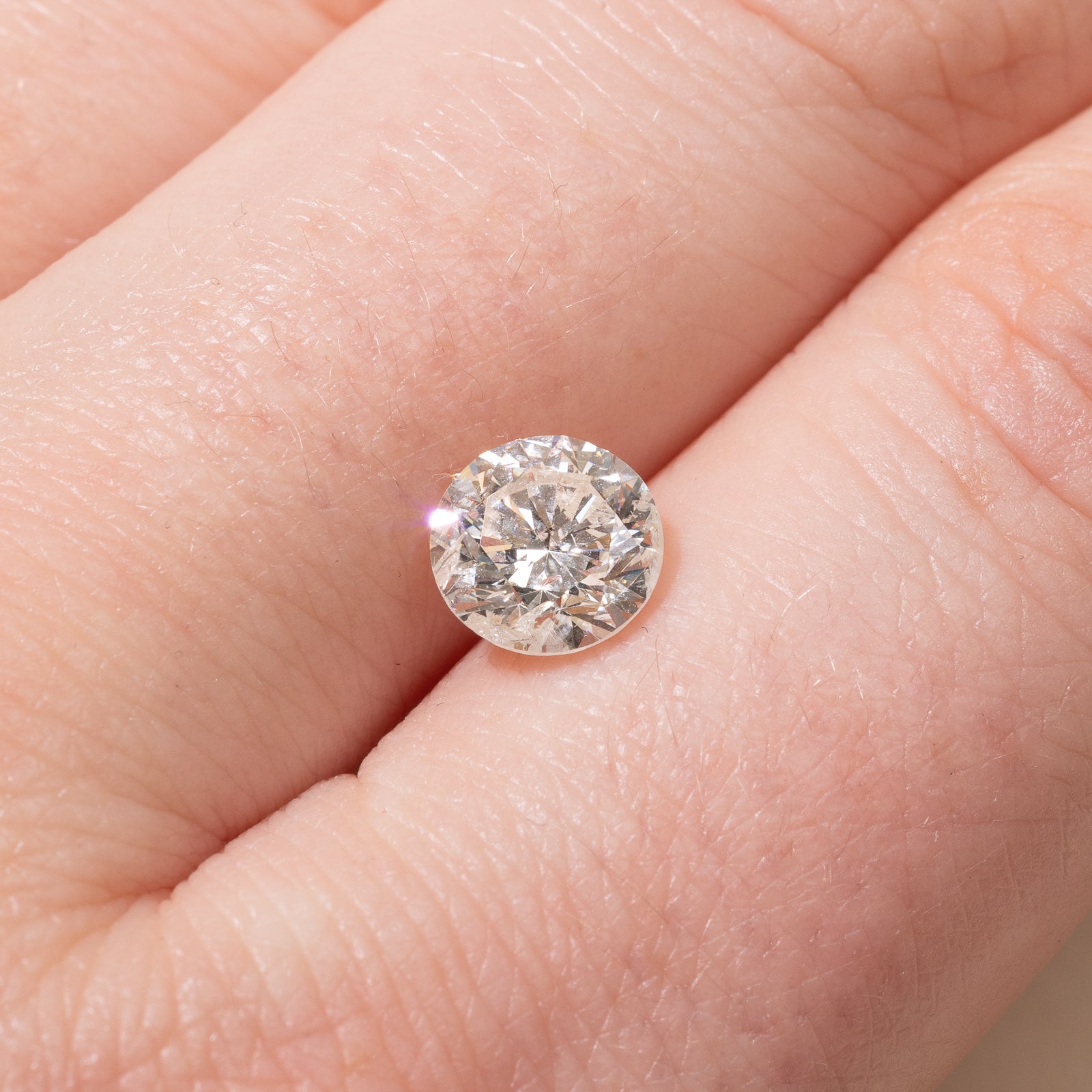 1.51ct Round Brilliant Cut Loose Diamond - H/I Color I1 Clarity for Engagement Rings & Fine Jewelry | Certified Natural Diamond for Wedding Bands & Anniversary Gifts