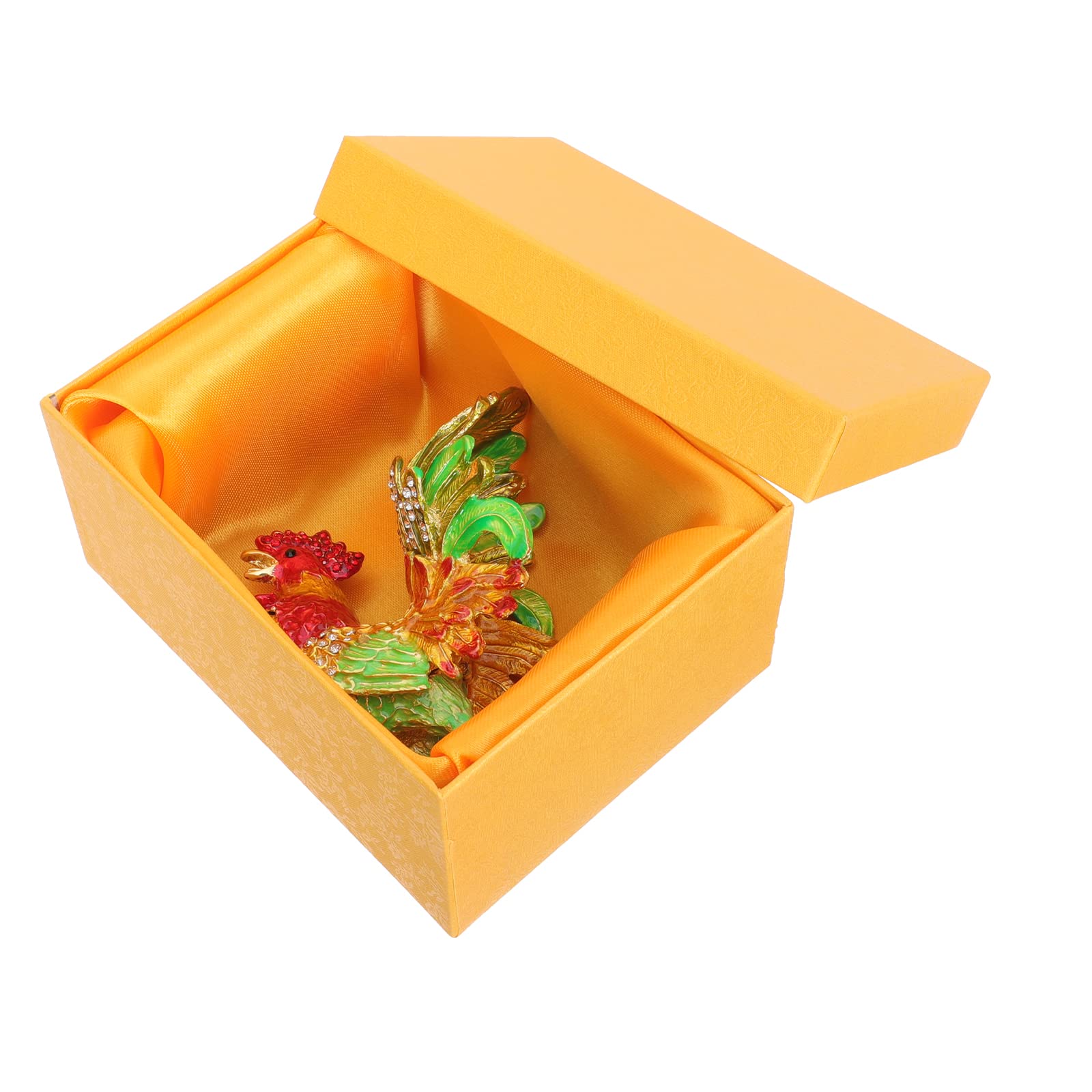 GANAZONO Rooster Jewelry Box - Decorative Gift for Collectors & Home Decor
