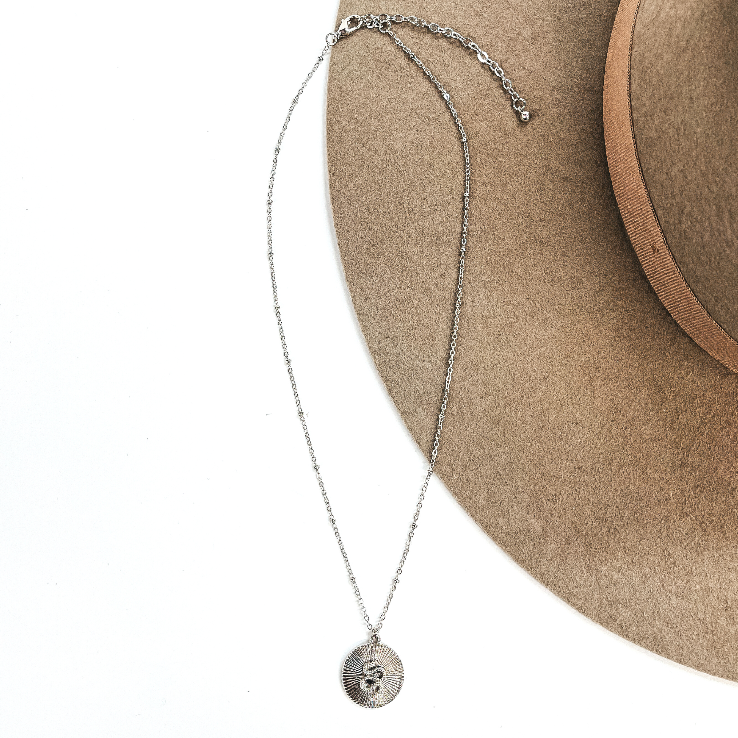 Silver Tone Sunburst Pendant Chain Necklace for Women - Elegant Layering Jewelry for Everyday Wear, Date Nights & Special Occasions