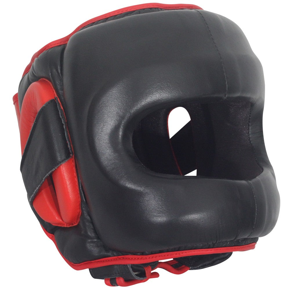 Ringside Deluxe Face Saver Headgear - Premium Boxing Head Protection for Training & Sparring - Perfect for MMA, Kickboxing & Martial Arts Practice