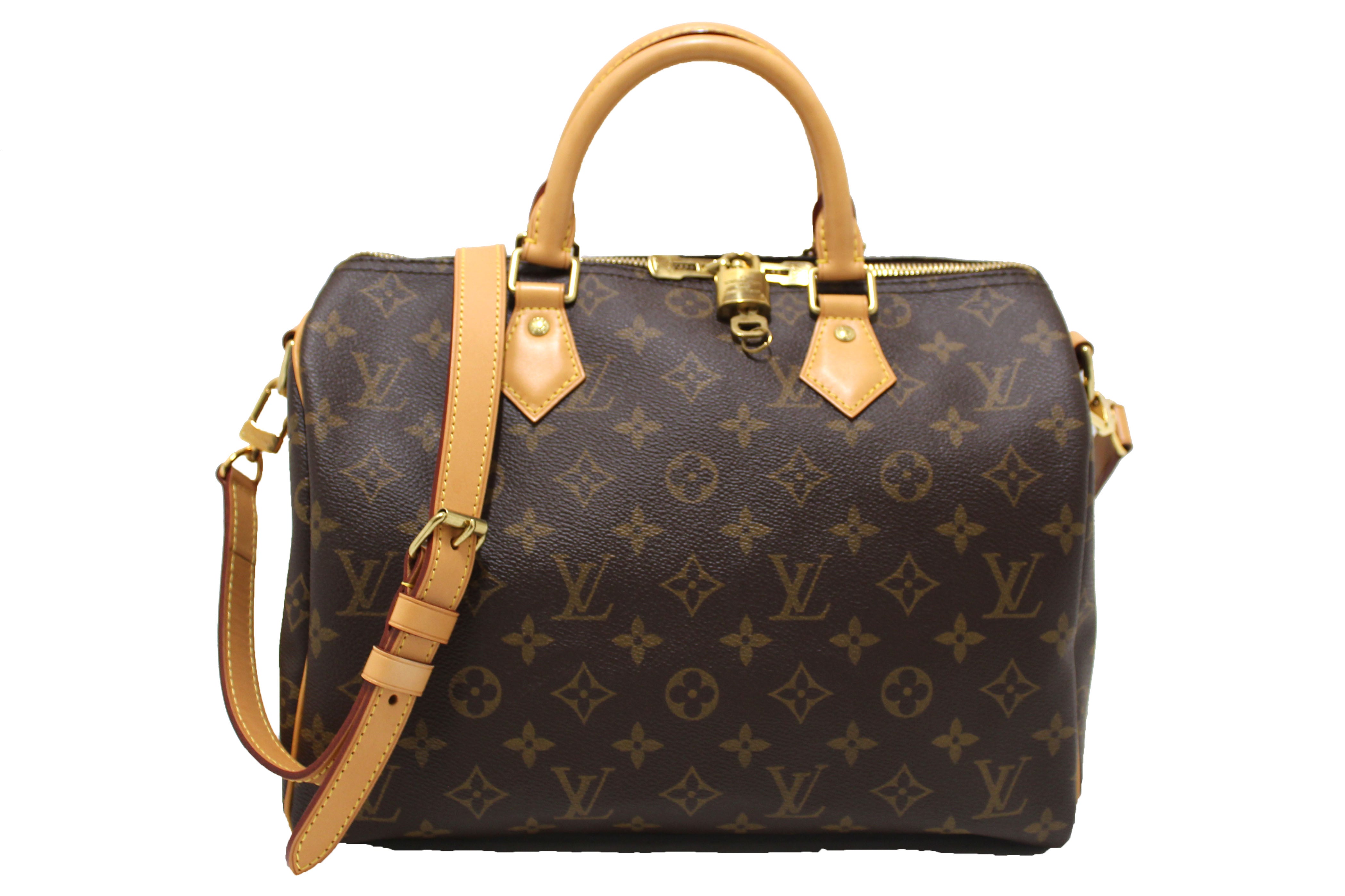 Authentic Louis Vuitton Monogram Speedy 30 Bandouliere Crossbody Bag - Luxury Designer Handbag for Women, Perfect for Work, Travel & Everyday Use