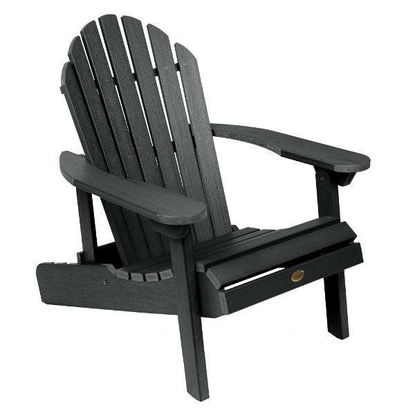 Hamilton Outdoor Folding & Reclining Adirondack Chair - Portable Patio Lounge Chair for Backyard, Poolside & Beach - Weather-Resistant Comfort for Relaxing Outdoors
