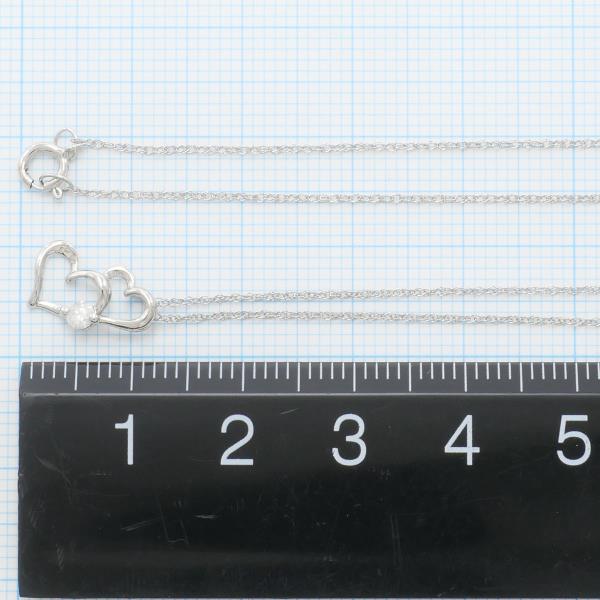 10K White Gold Diamond Necklace for Women - Elegant Dainty Pendant Necklace Jewelry Gift for Anniversary, Valentine's Day & Special Occasions