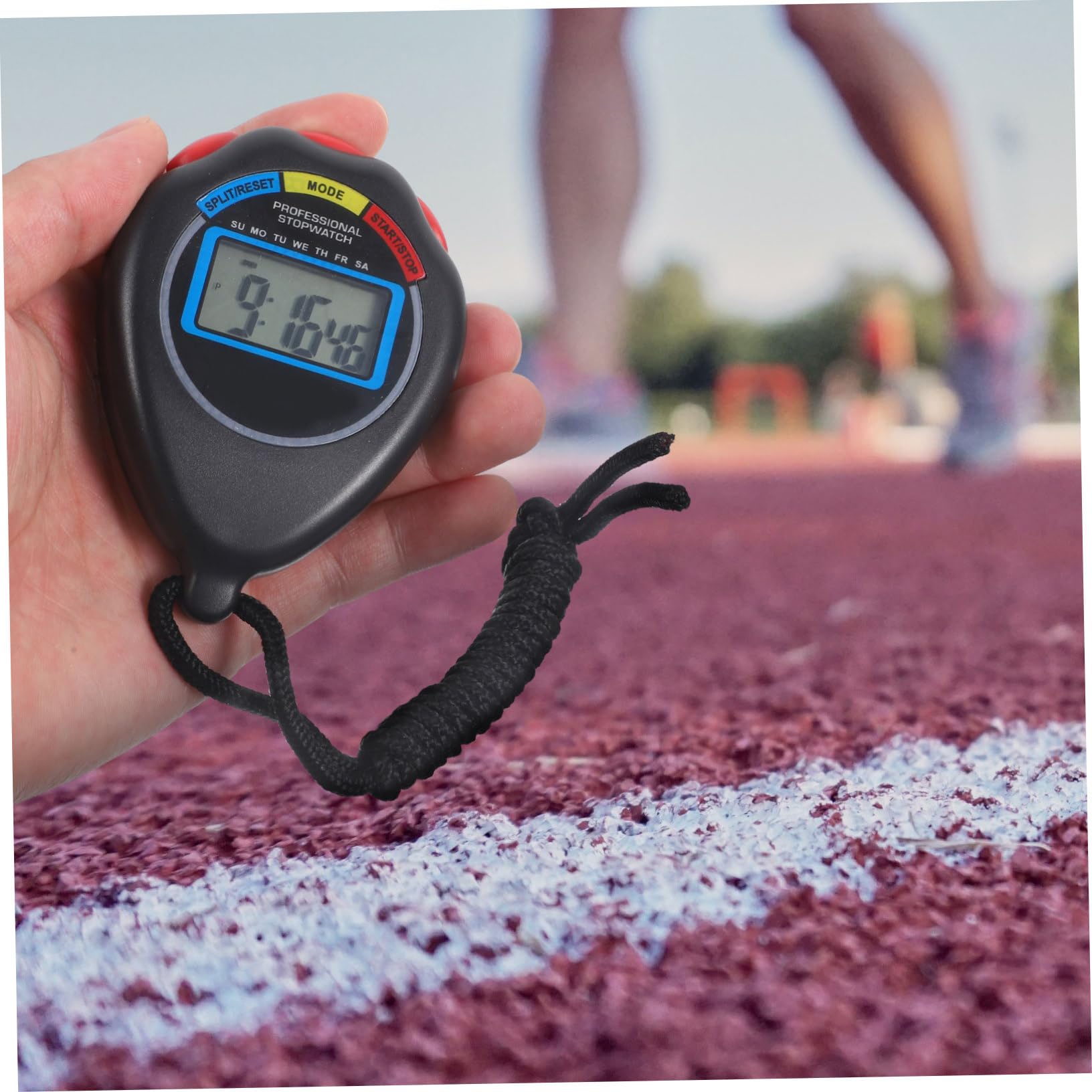 BELLIFFY Digital Sports Stopwatch - 2 Pack Multi-Function Running Timer with Chronograph for Fitness Training, Track & Field, Swimming | Portable Electronic Stopwatch for Coaches, Athletes & Gym Workouts