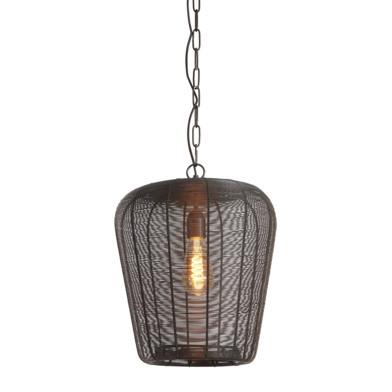 Adeta 1 Liter Pendant Light Fixture in Matt Black and Gold - Various Sizes for Dining Room, Kitchen Island, or Entryway Lighting
